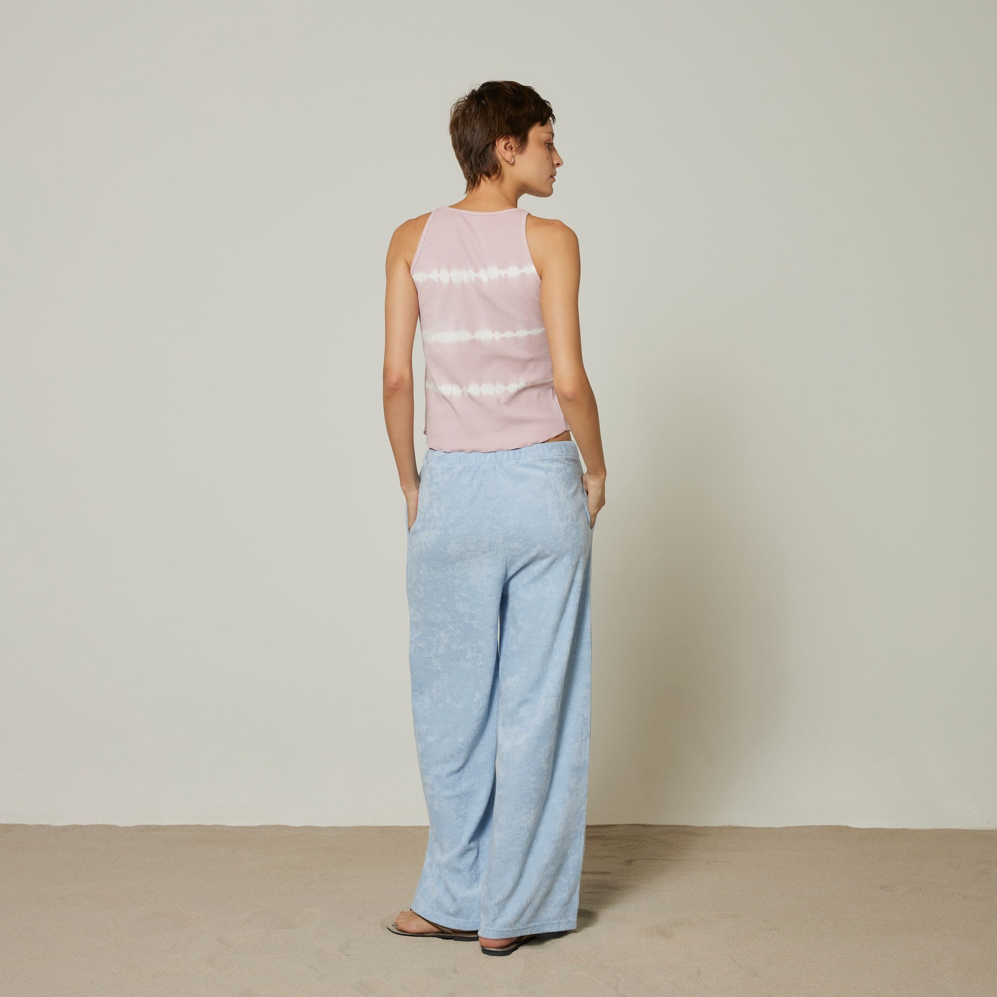 Ripple pile easy pants