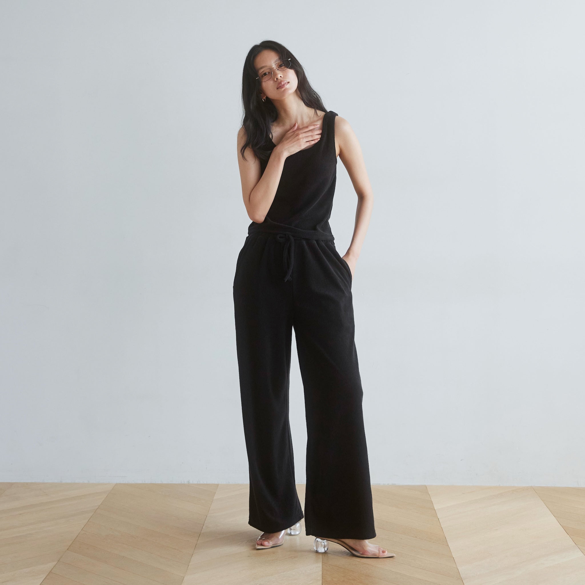 Ripple pile easy pants