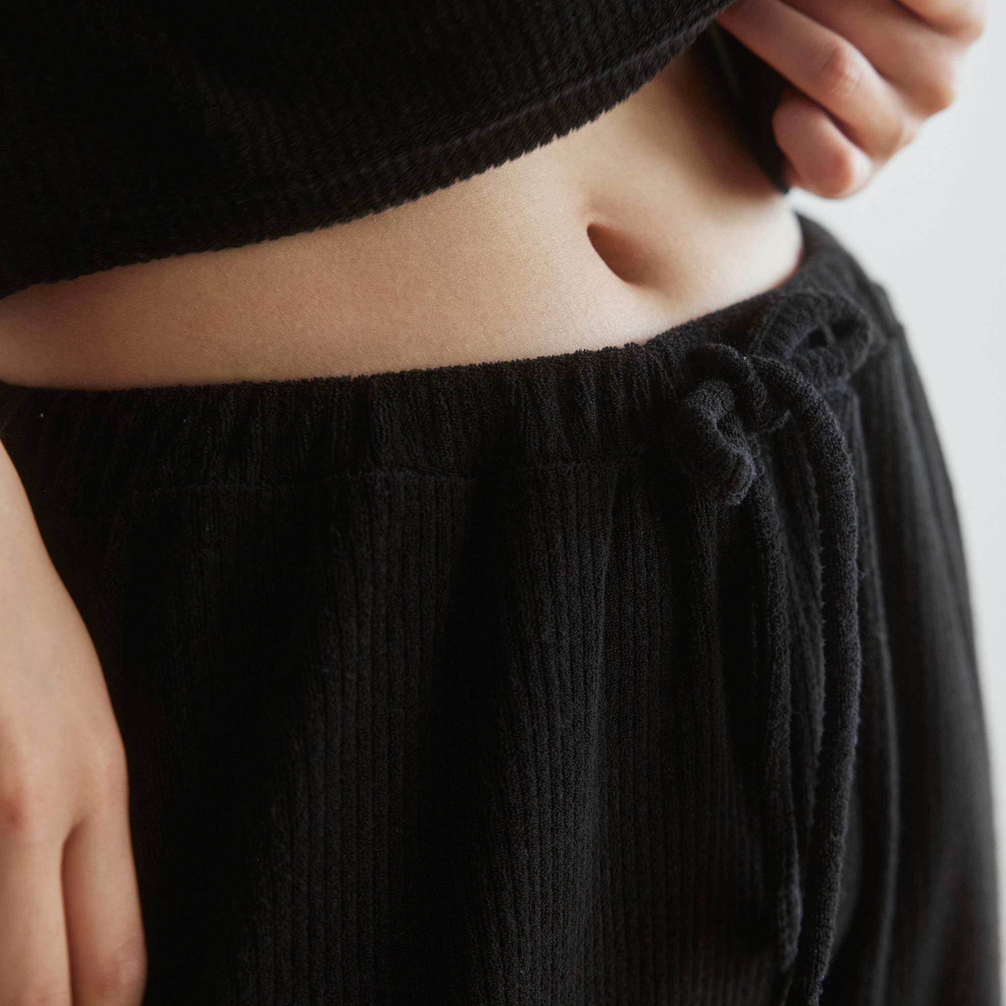 Ripple pile easy pants