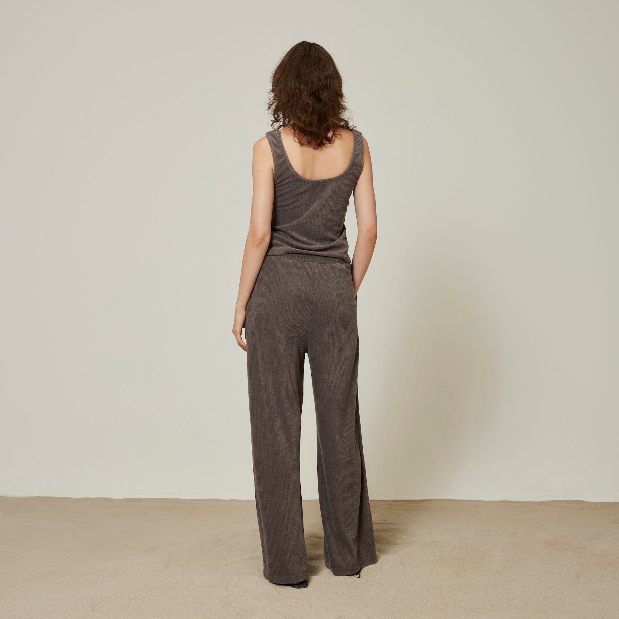 Ripple pile easy pants