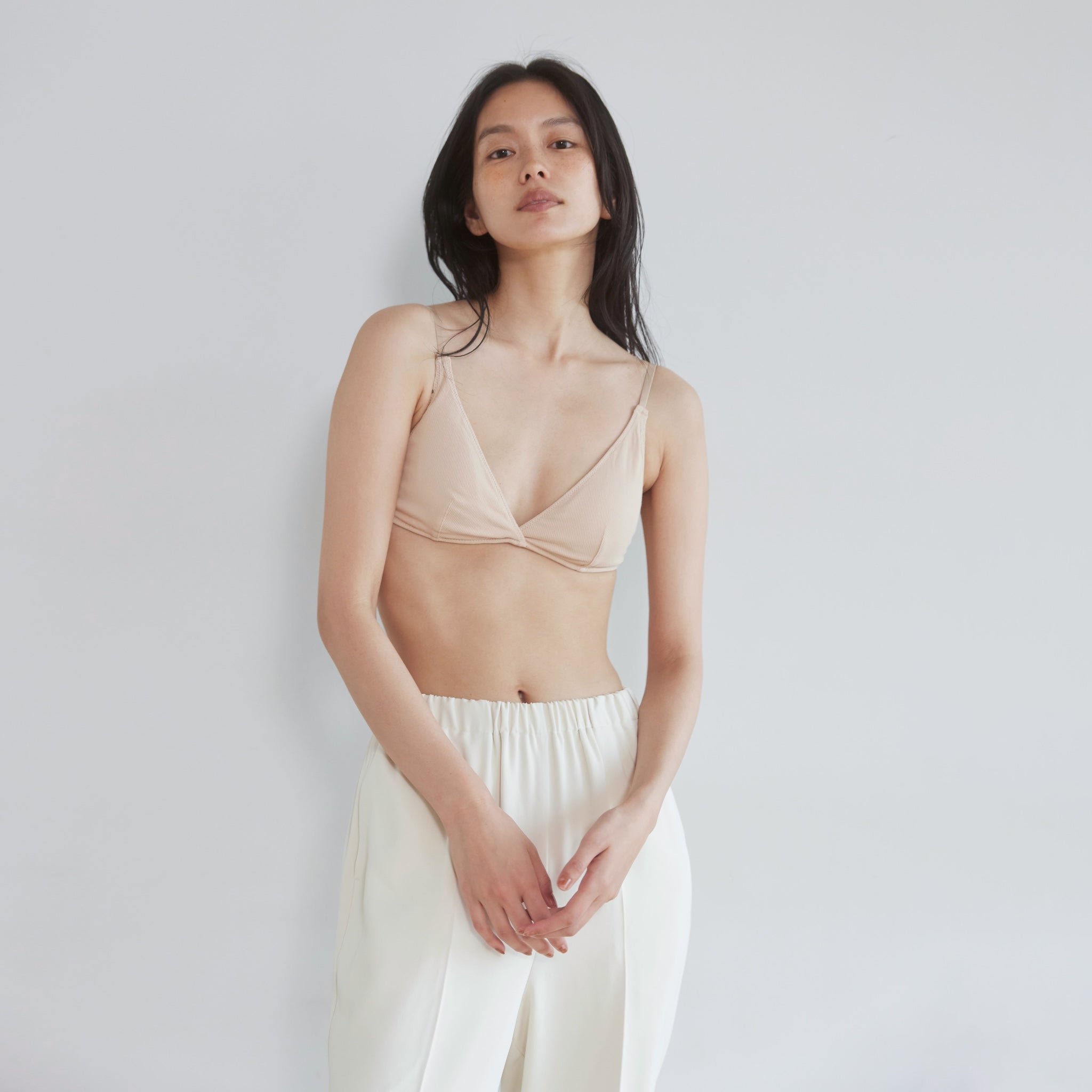 Triangle Highcut RIB Cashmere BRA