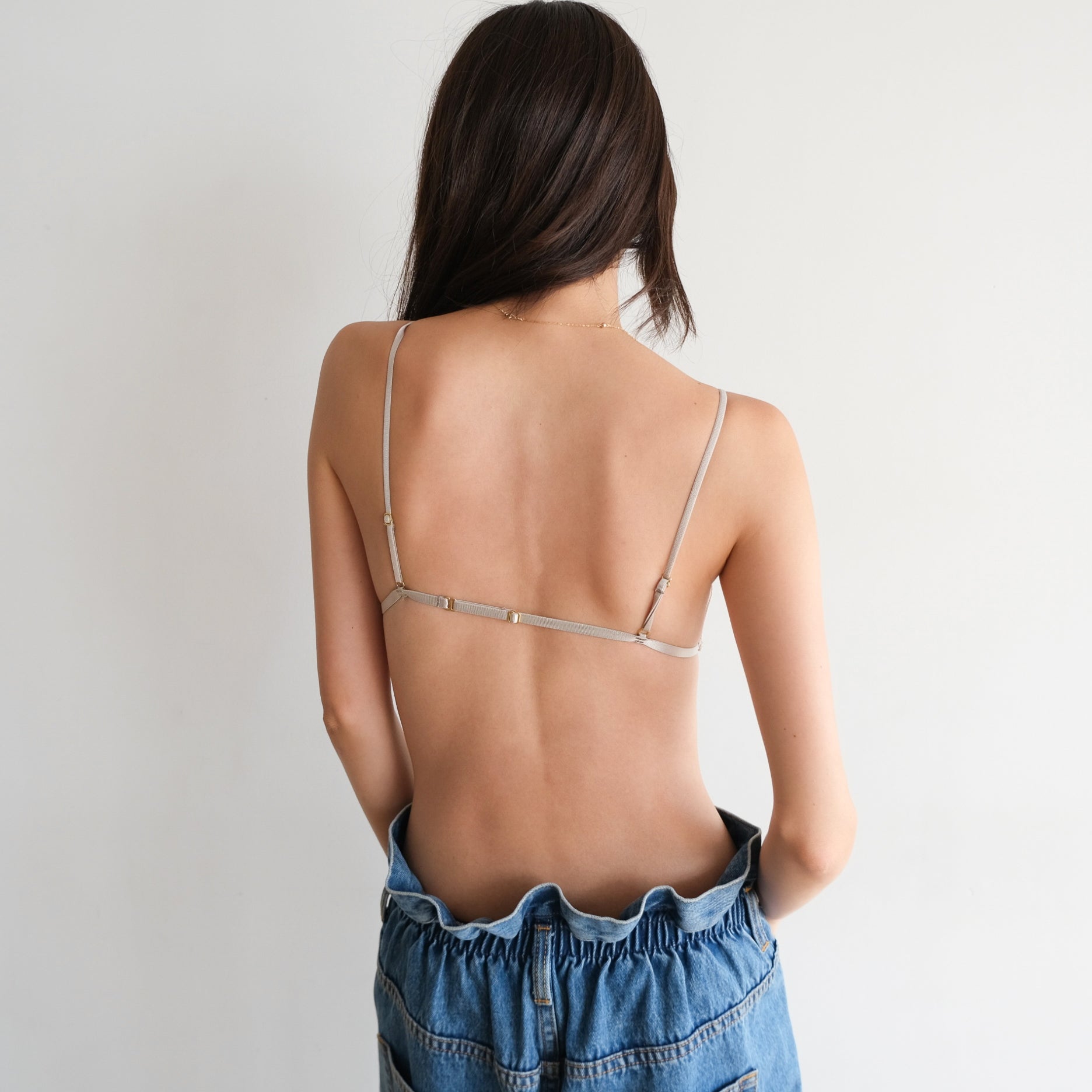 Triangle Highcut RIB Cashmere BRA