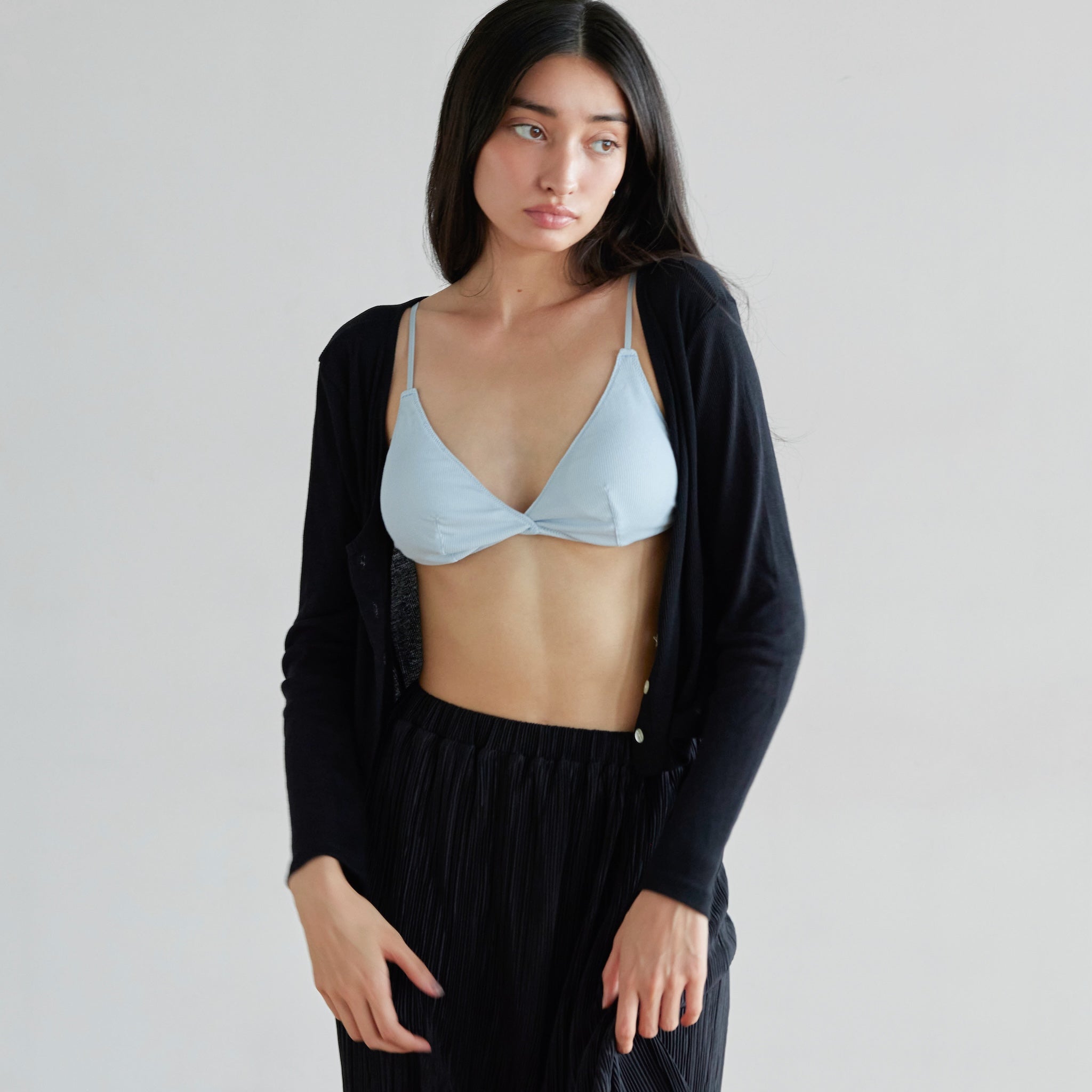 Triangle Highcut RIB Cashmere BRA