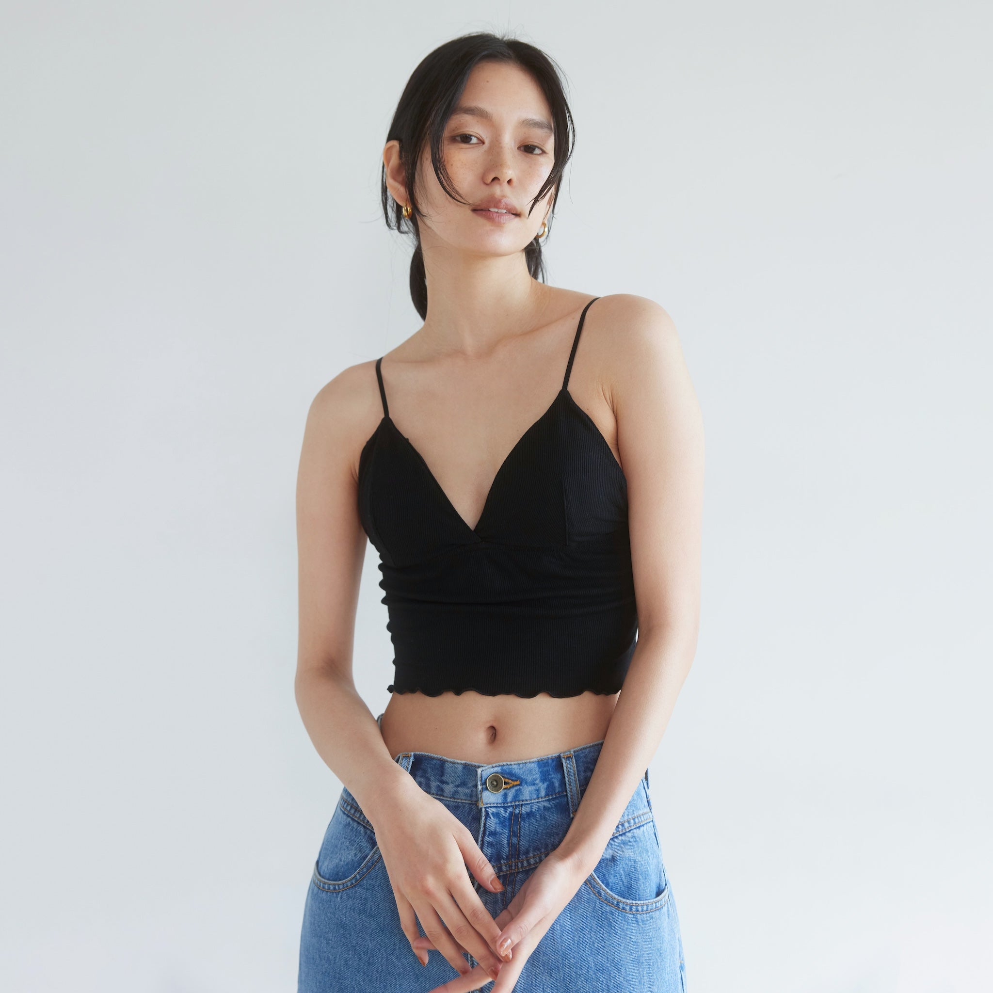 Basic Triangle RIB BRA Camisole