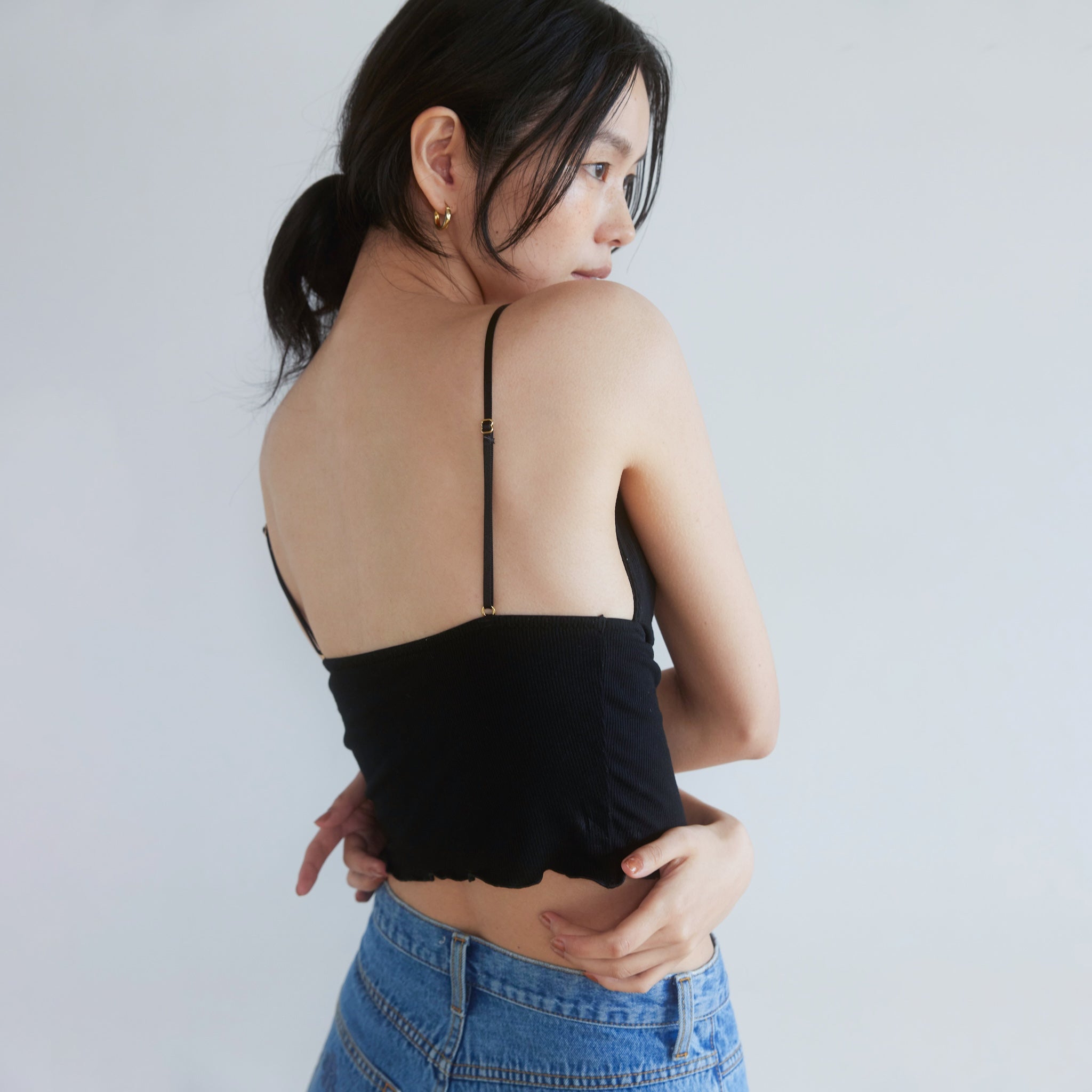 Basic Triangle RIB BRA Camisole