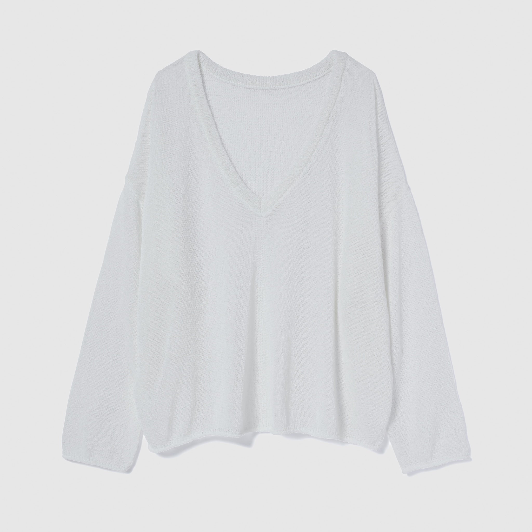 PAPER KNIT 2wayルーズトップス