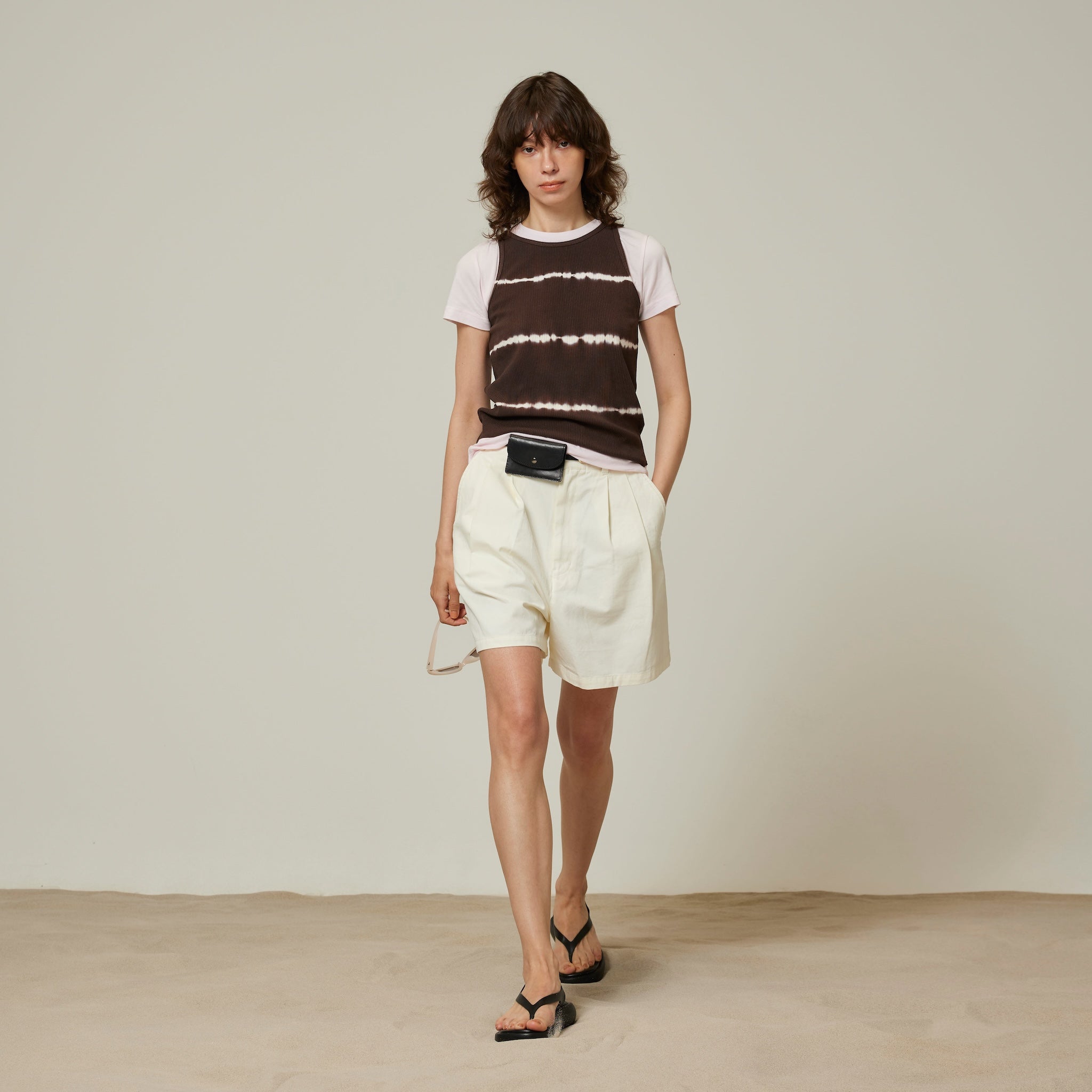 Tiedyeテレコアメスリタンク