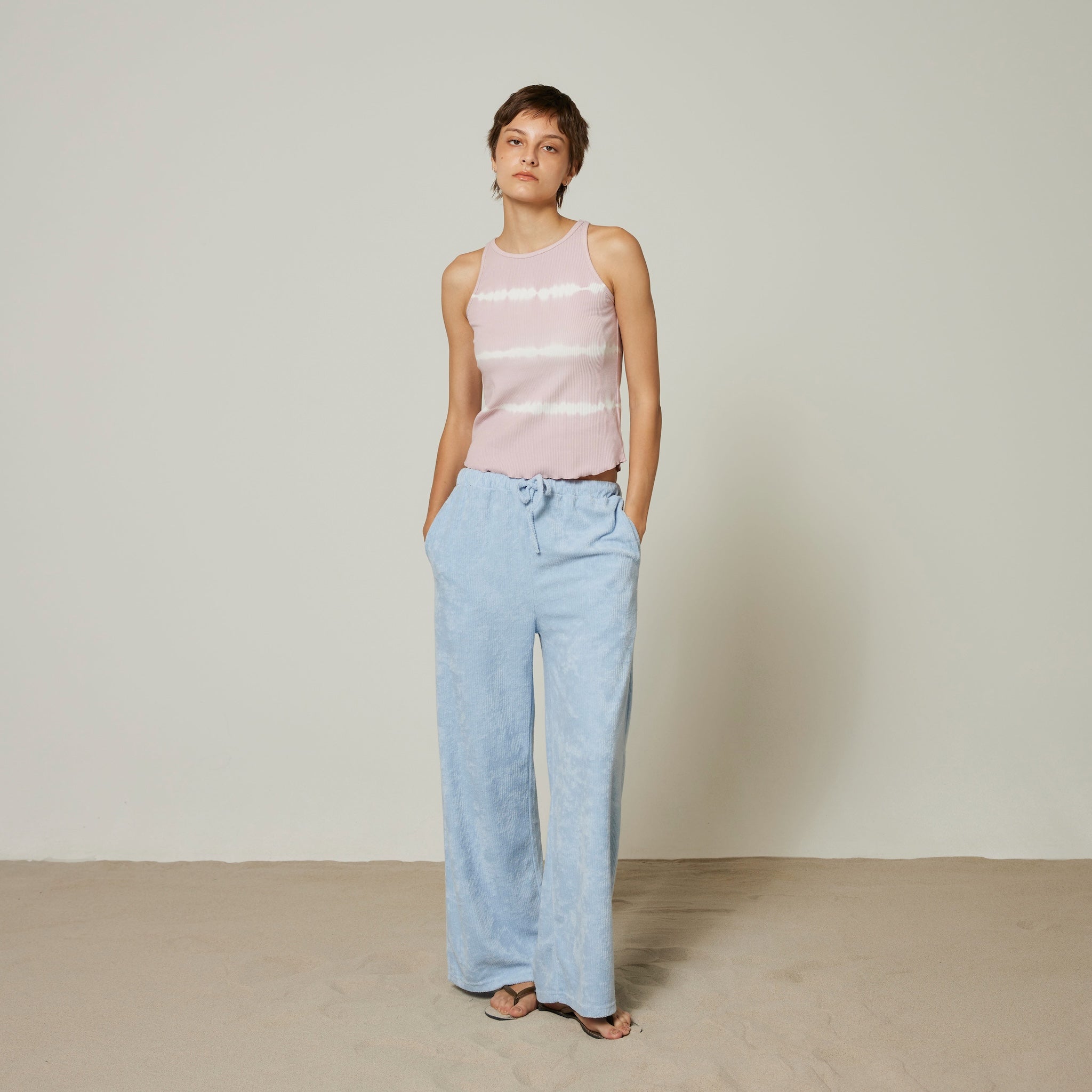 Tiedyeテレコアメスリタンク