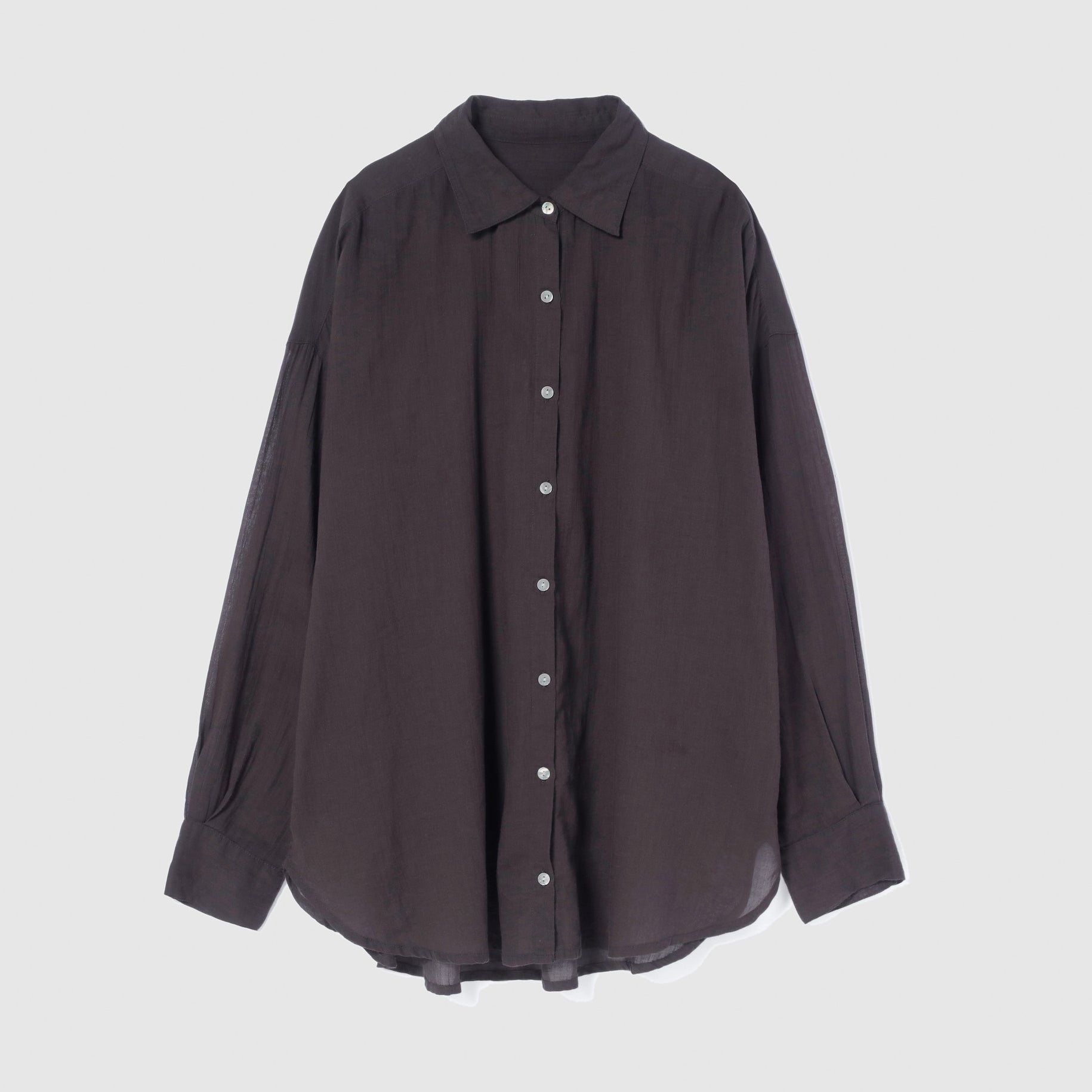 ECO FABRICコットンルーズシャツ