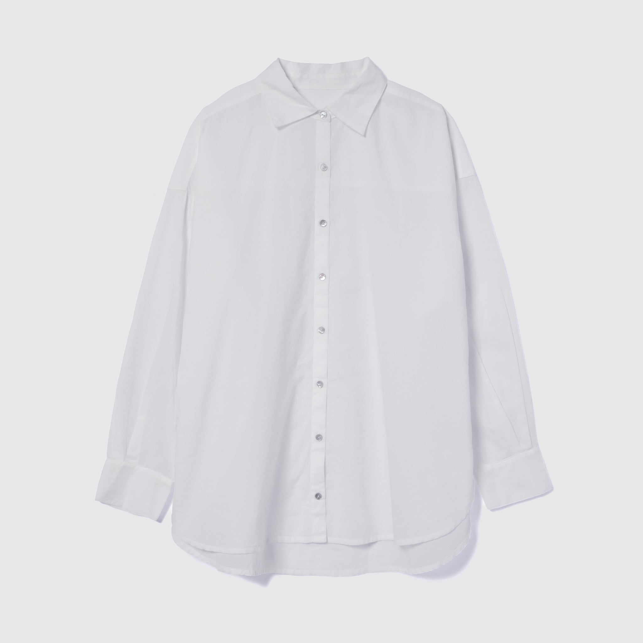 ECO FABRICコットンルーズシャツ