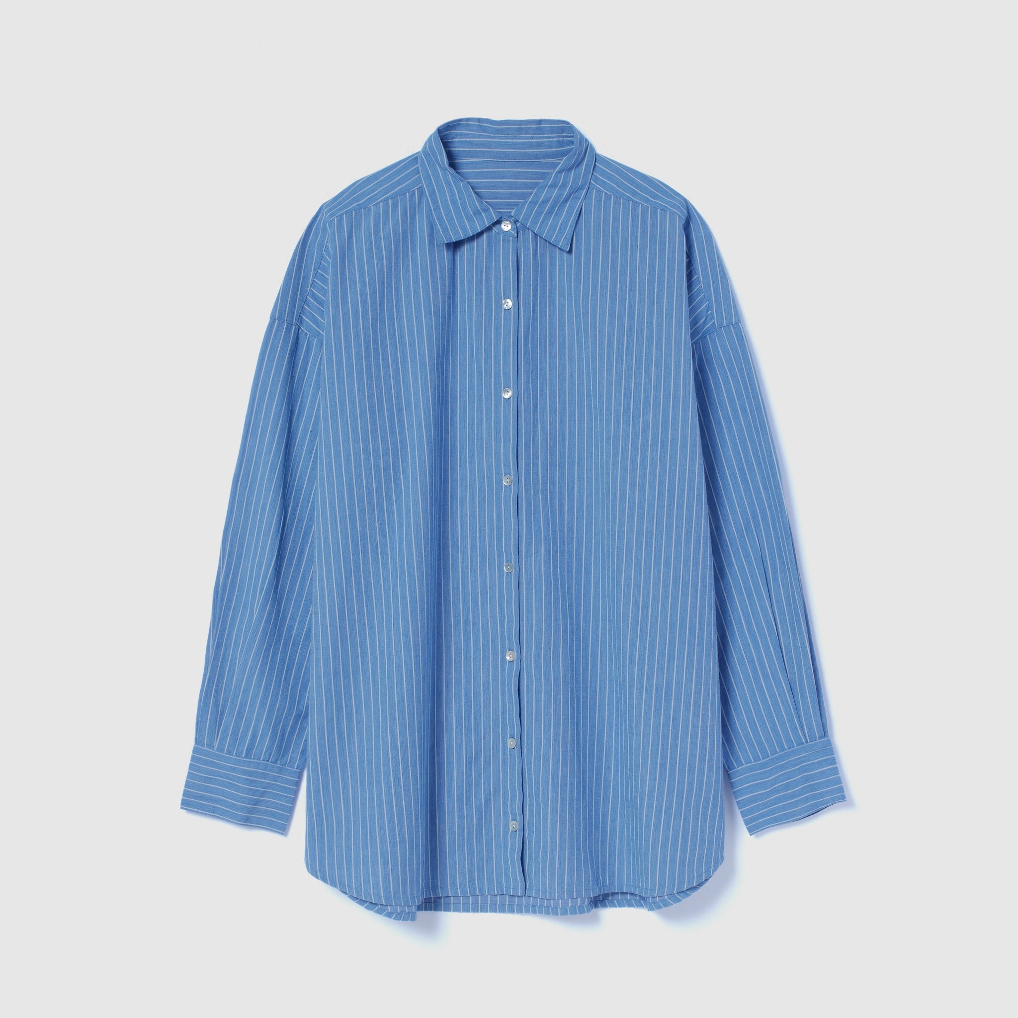 ECO FABRICコットンルーズシャツ