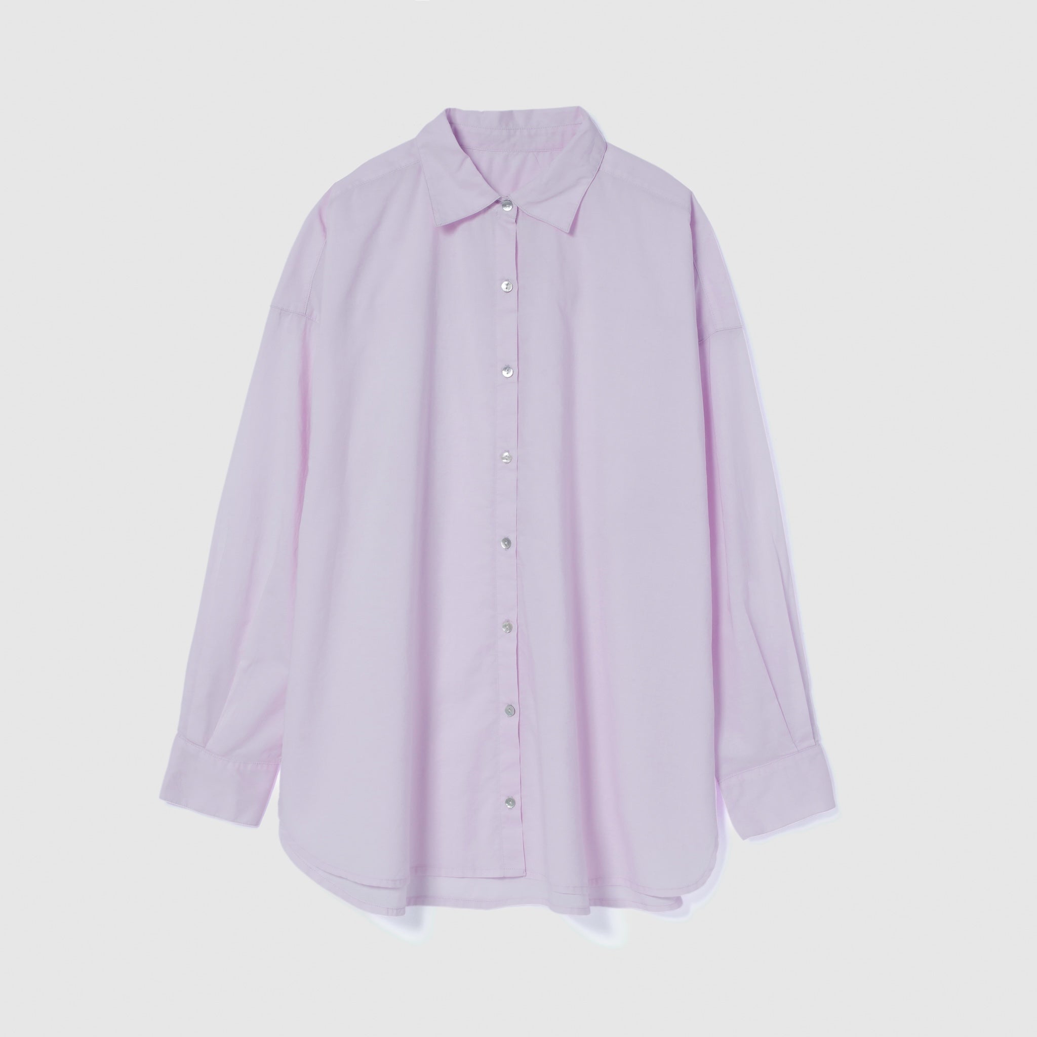 ECO FABRICコットンルーズシャツ