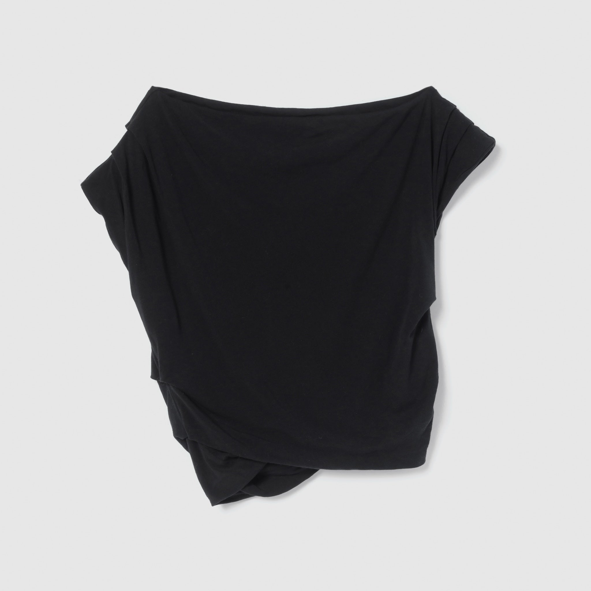Stretch Light Cotton Asymmetric Top