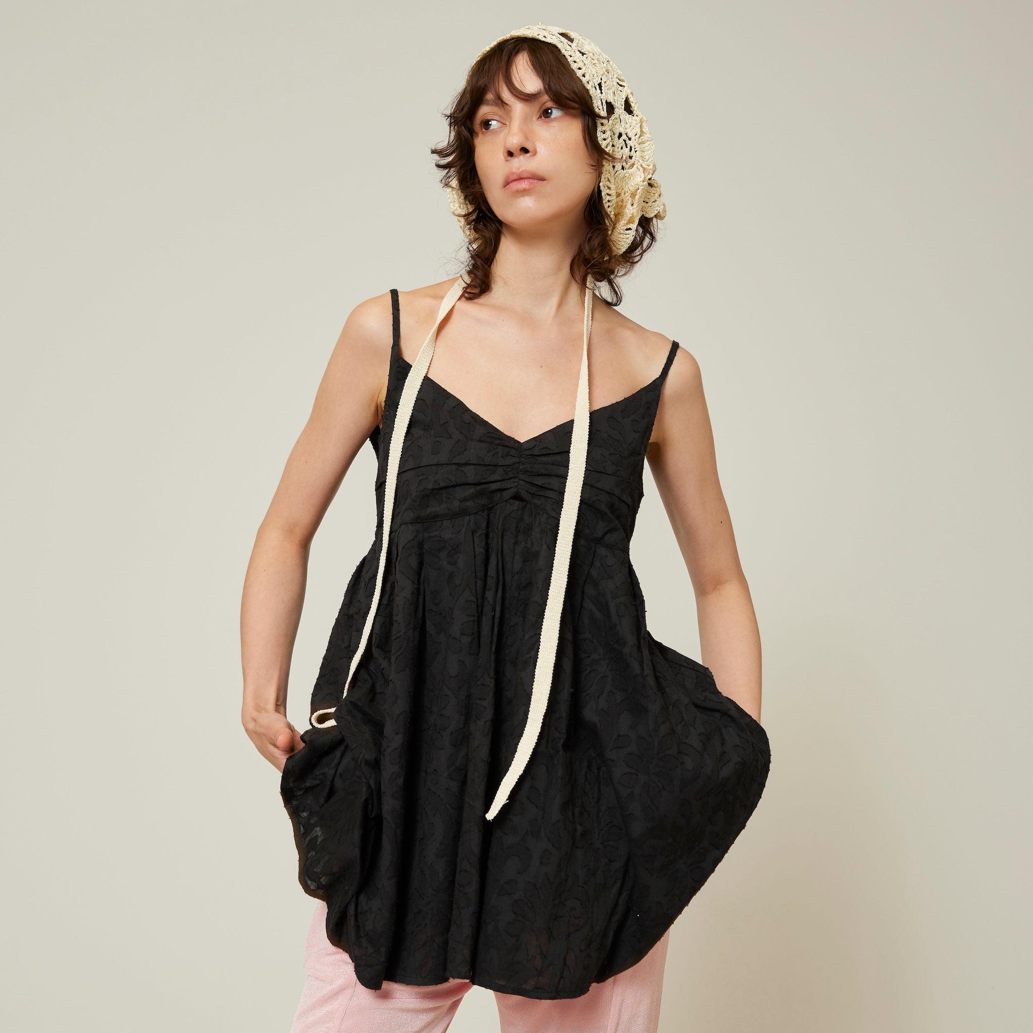 Straw yarn HM knit