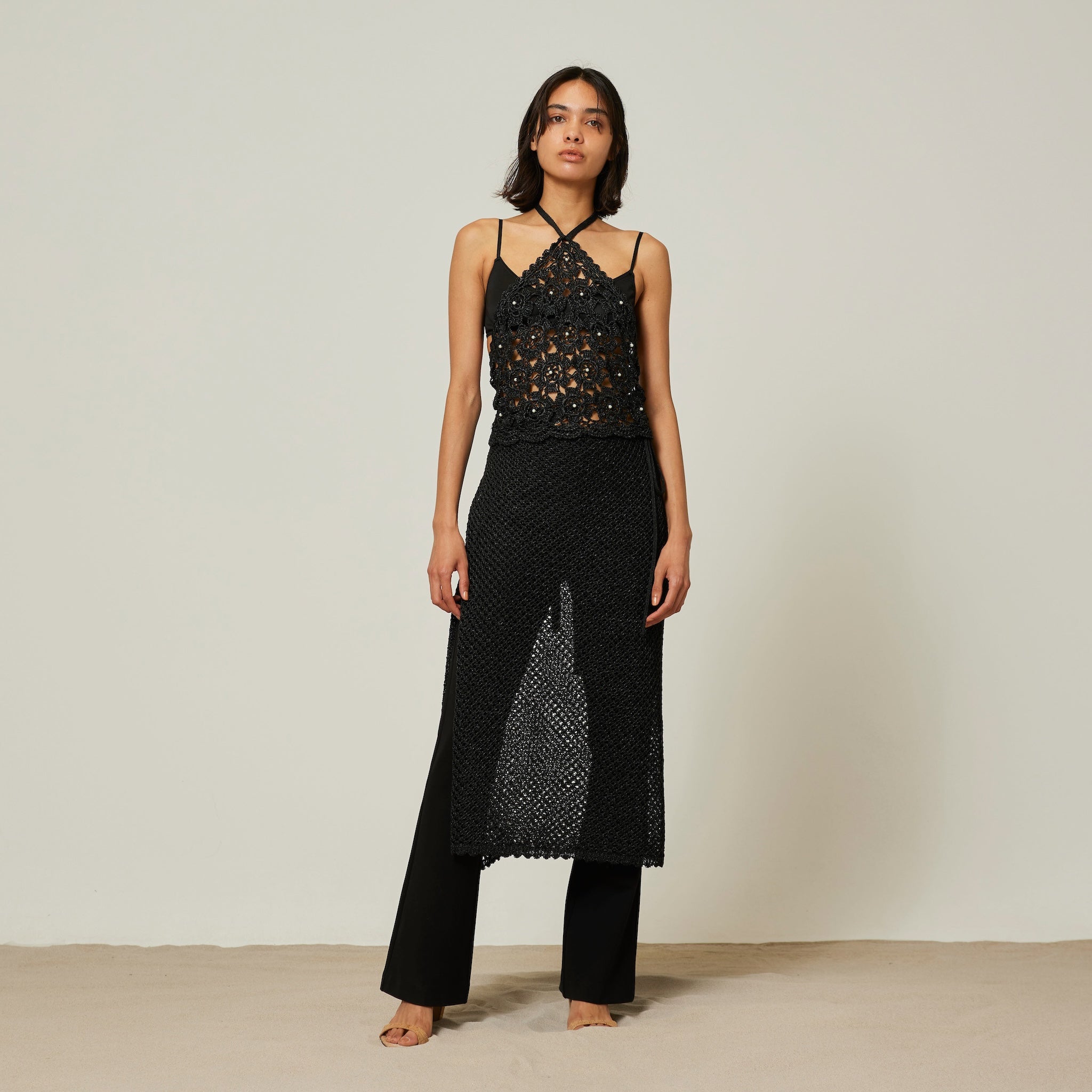 Straw yarn HM knit