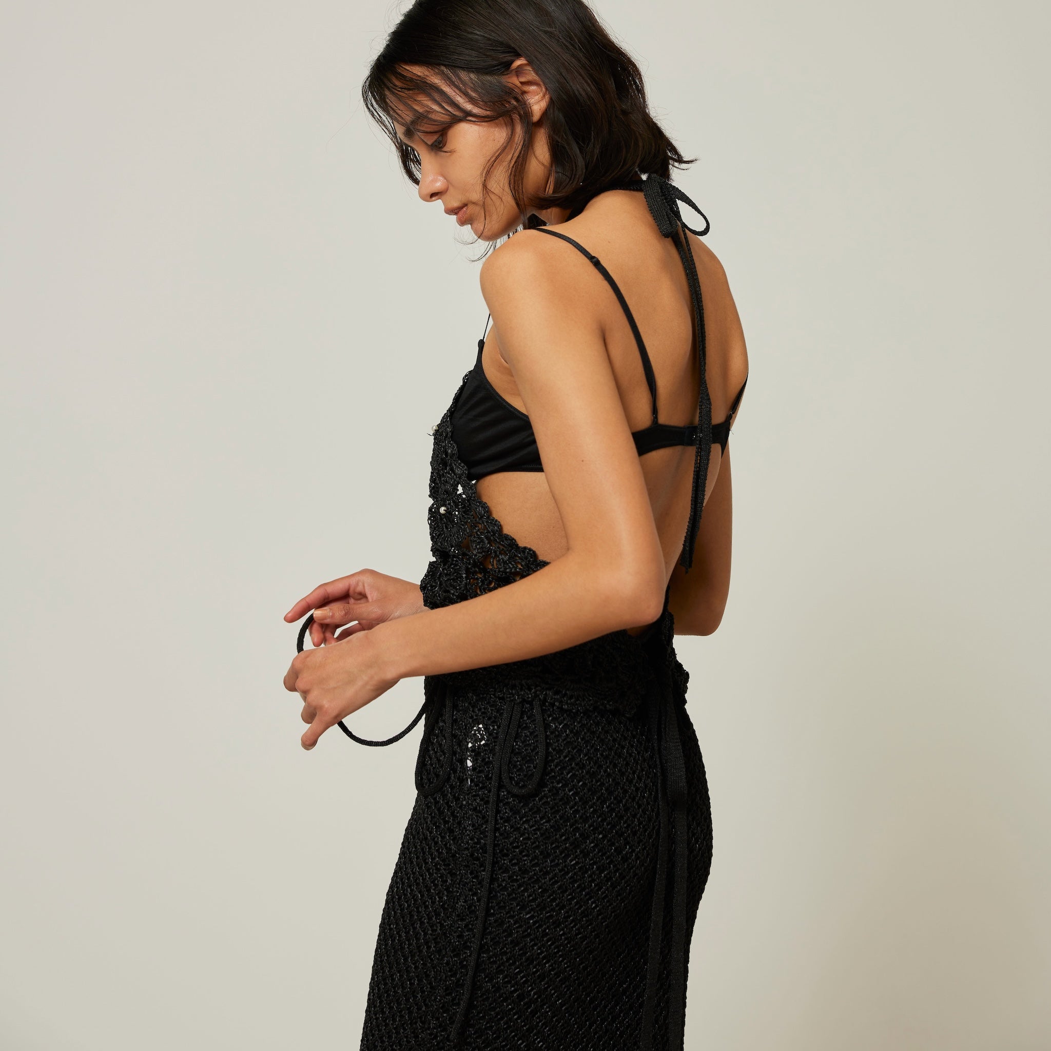 Straw yarn HM knit