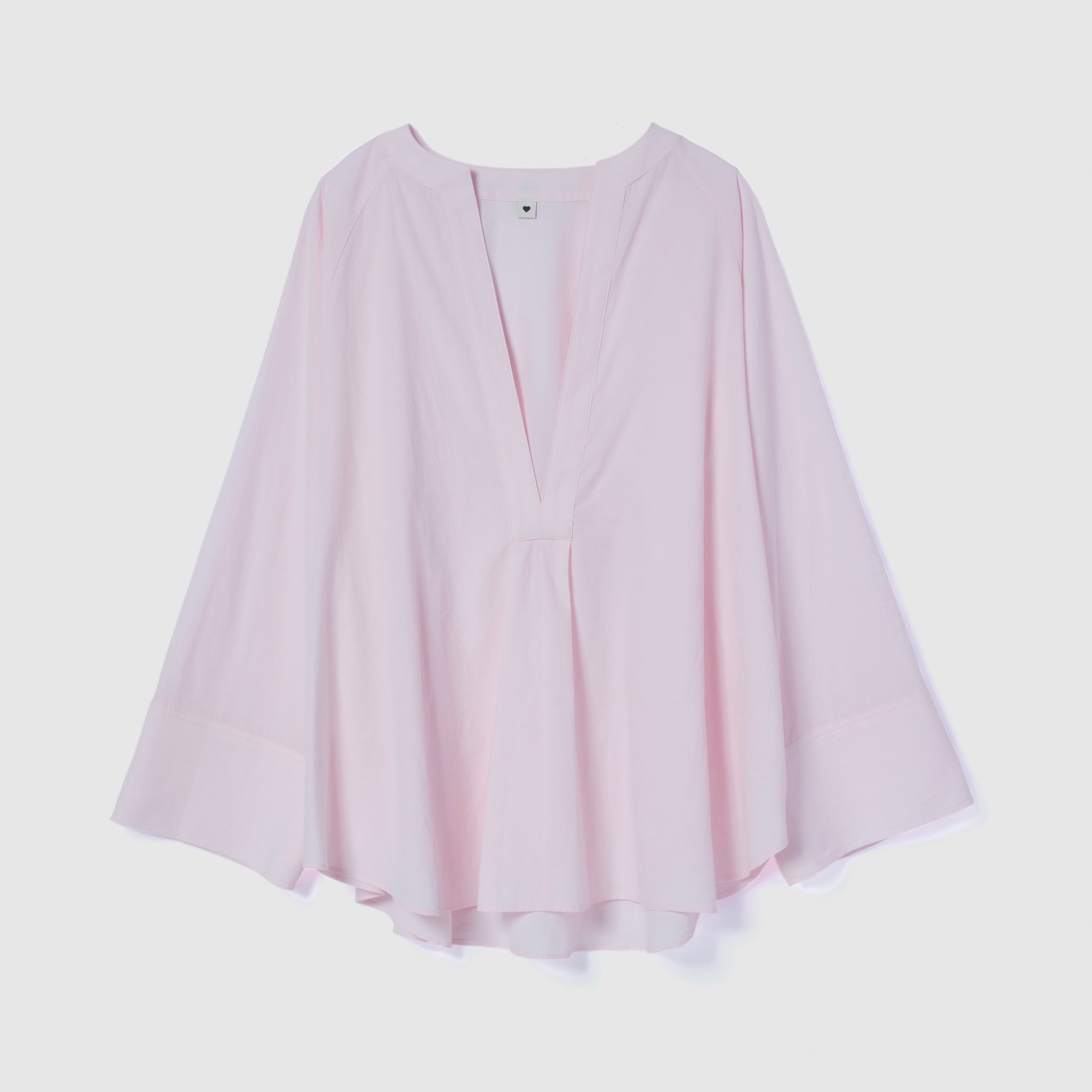 Cotton Washプルオーバーチュニックシャツ