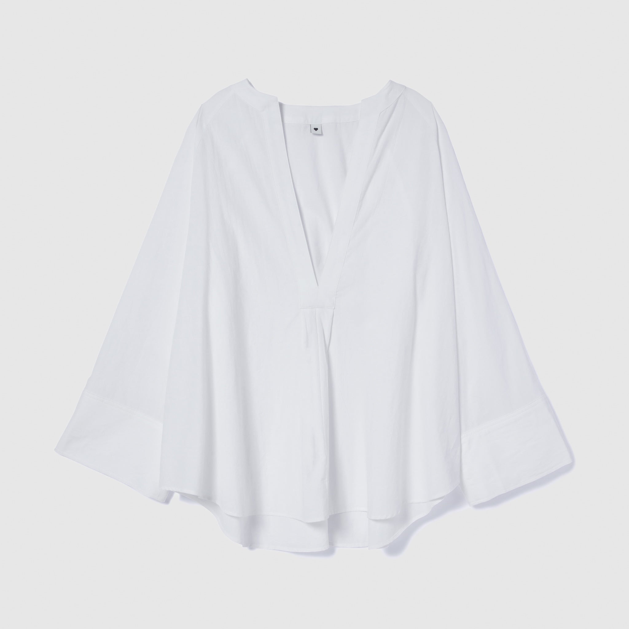 Cotton Washプルオーバーチュニックシャツ