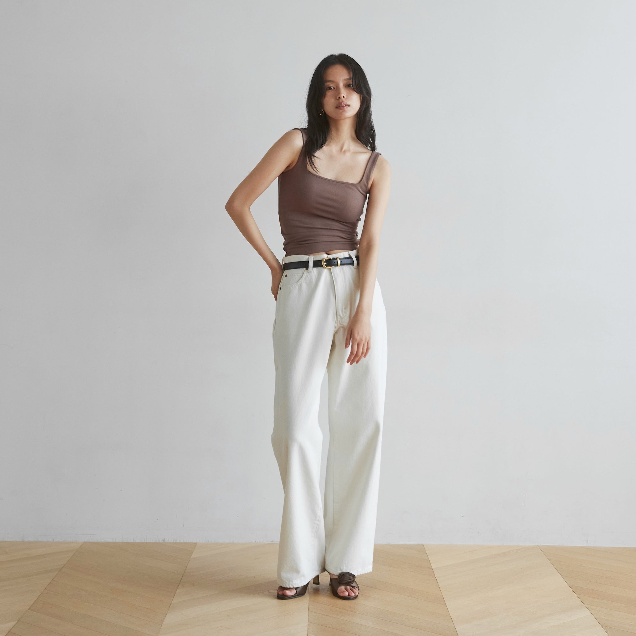 Fit Pad Marshmallow Square BRA Tank