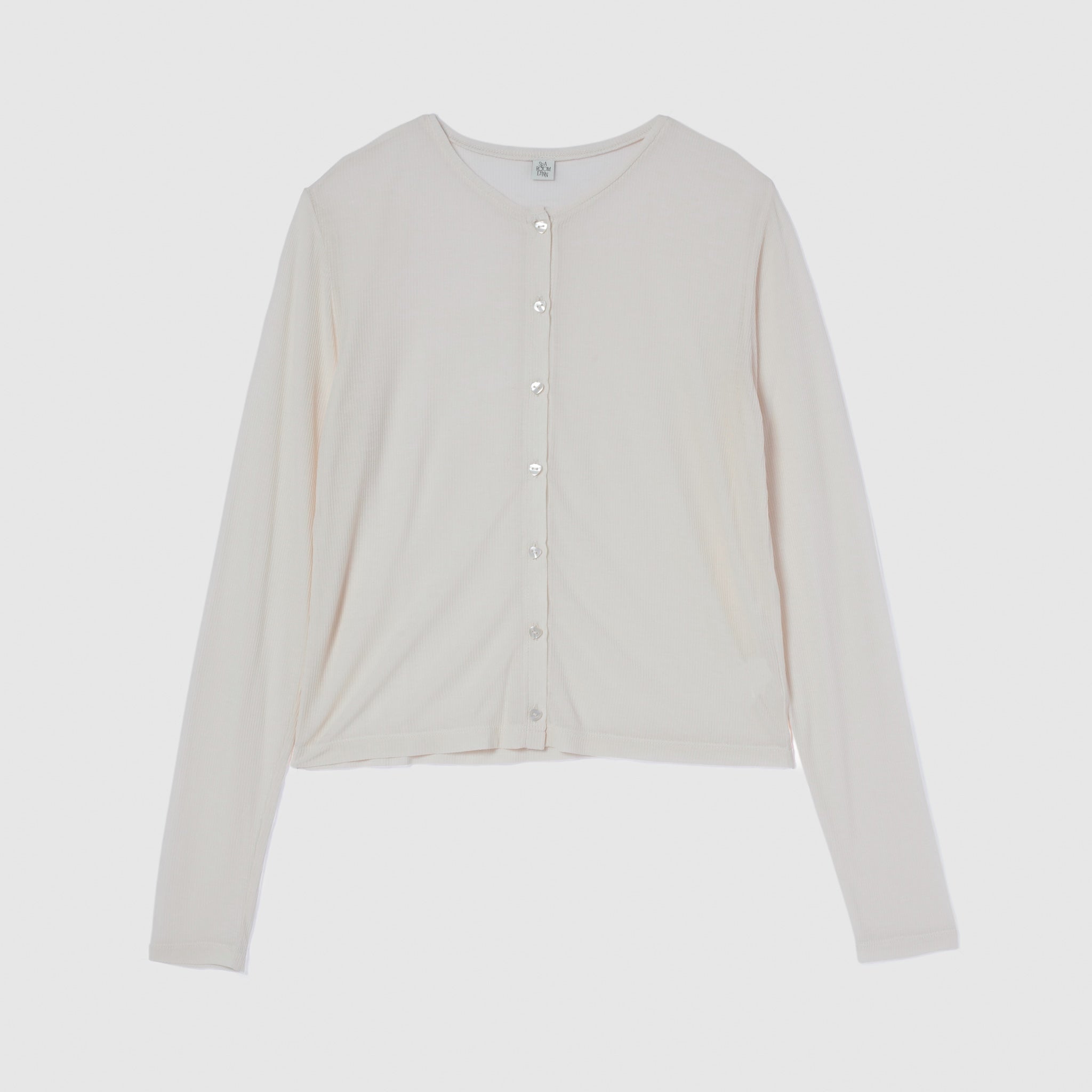 Sheer RIB 2wayカーディガン