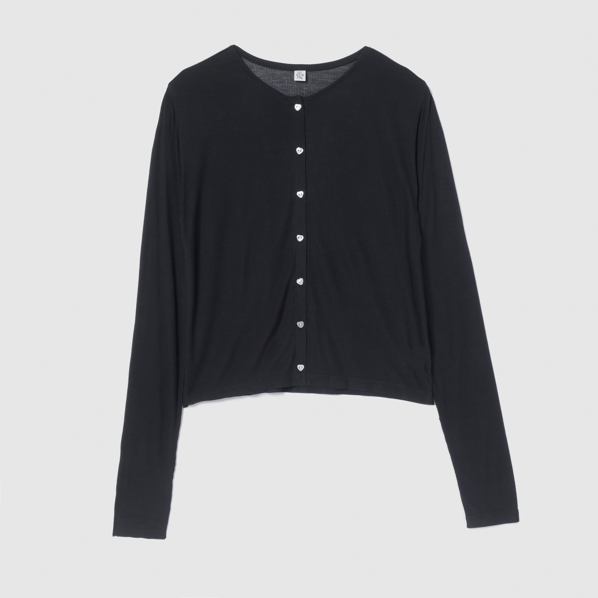 Sheer RIB 2wayカーディガン