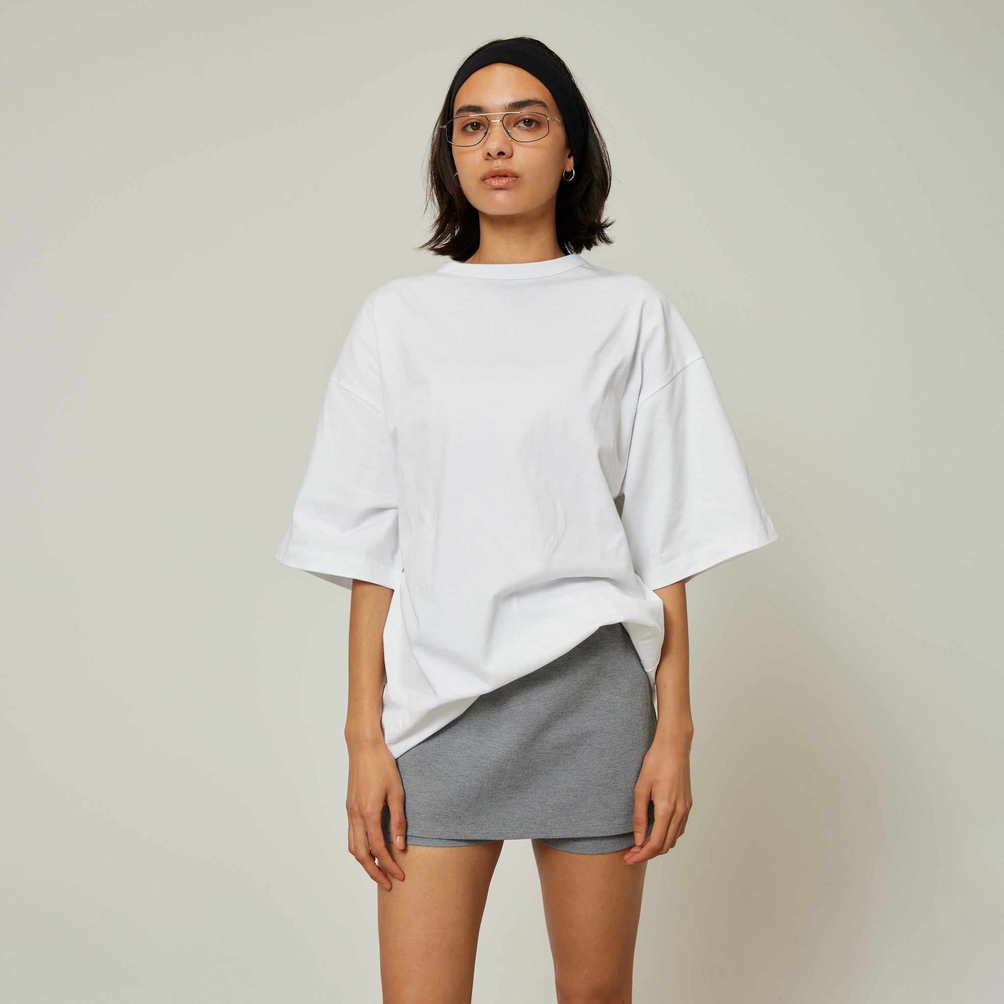 CottonルーズオーバーTシャツ