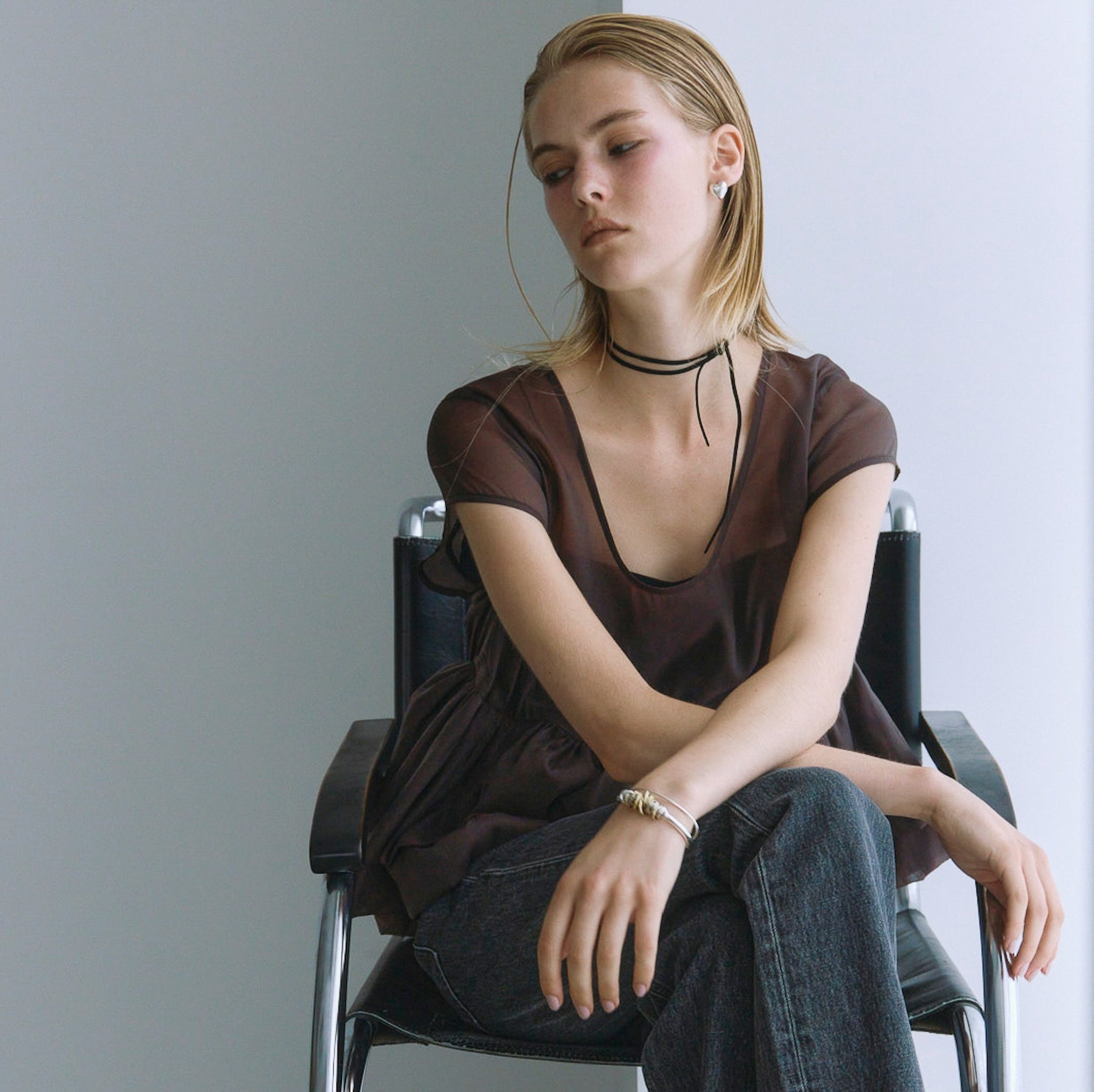 Organdy Double Balloon Top