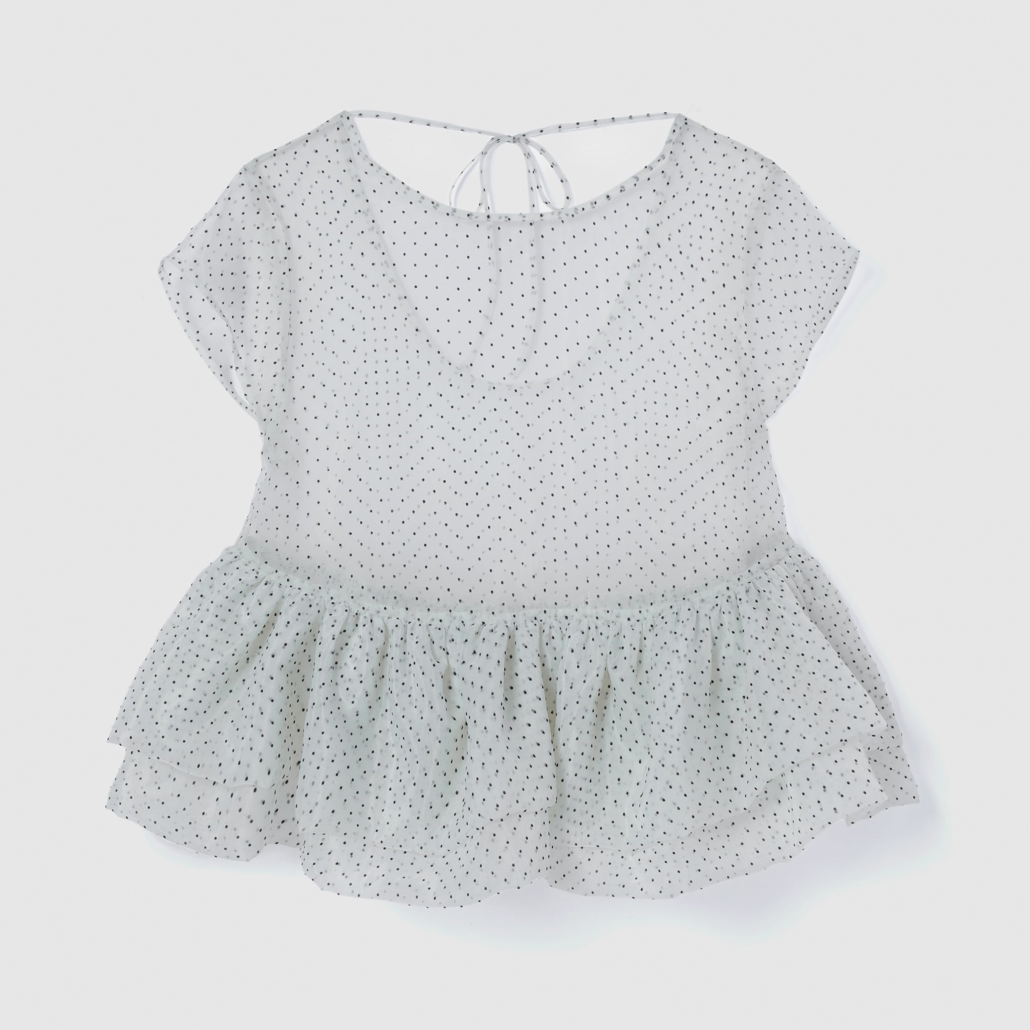 Organdy Double Balloon Top