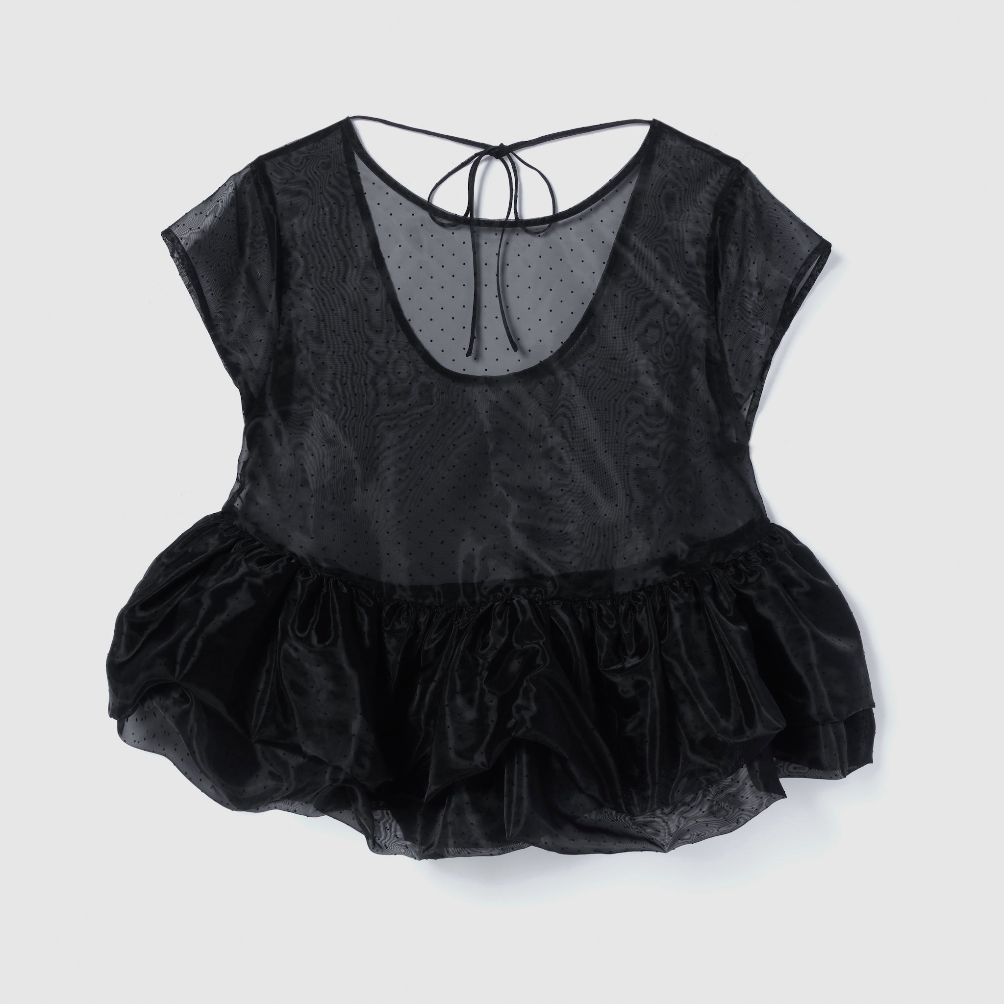 Organdy Double Balloon Top