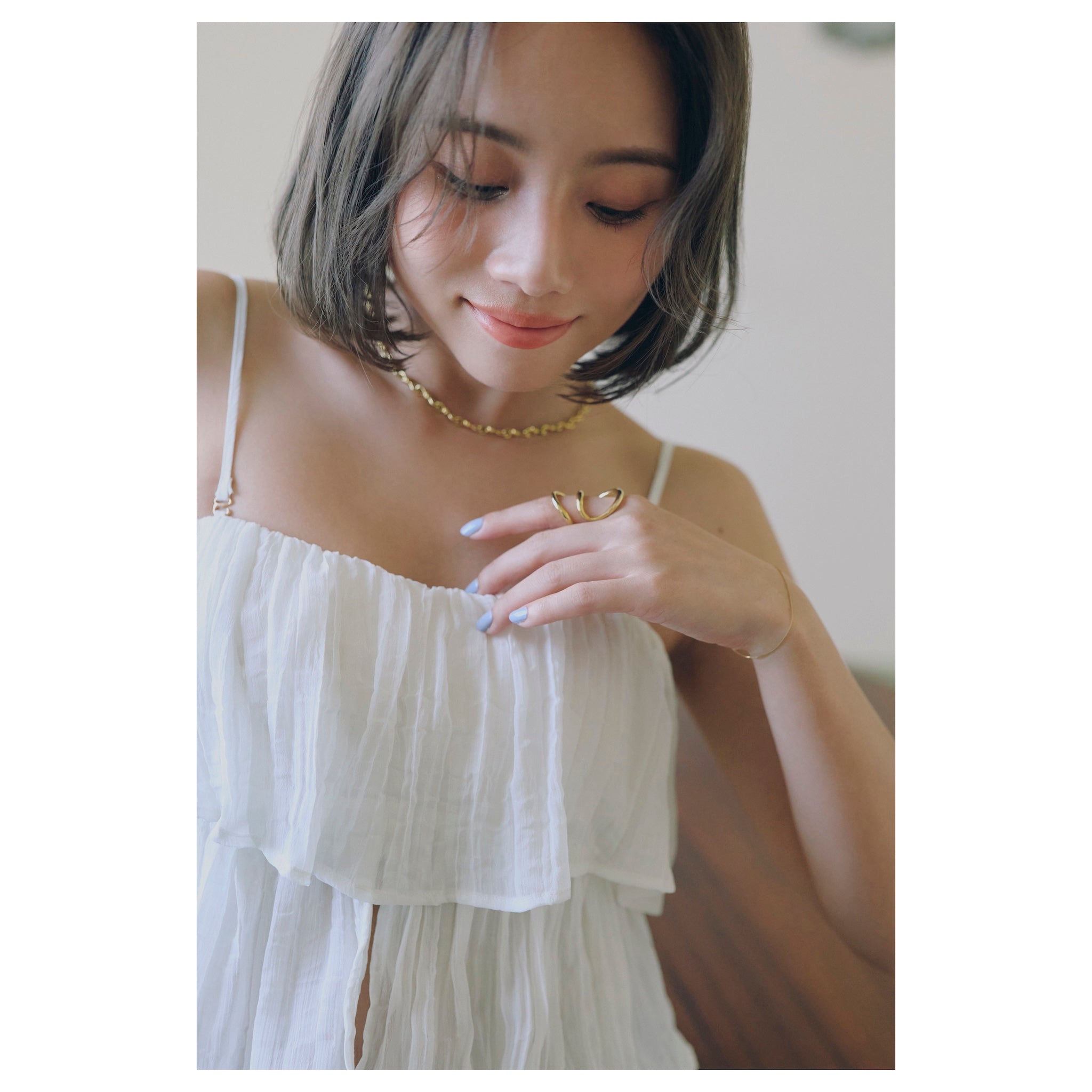 Collab Padded Frill 2-Way Camisole