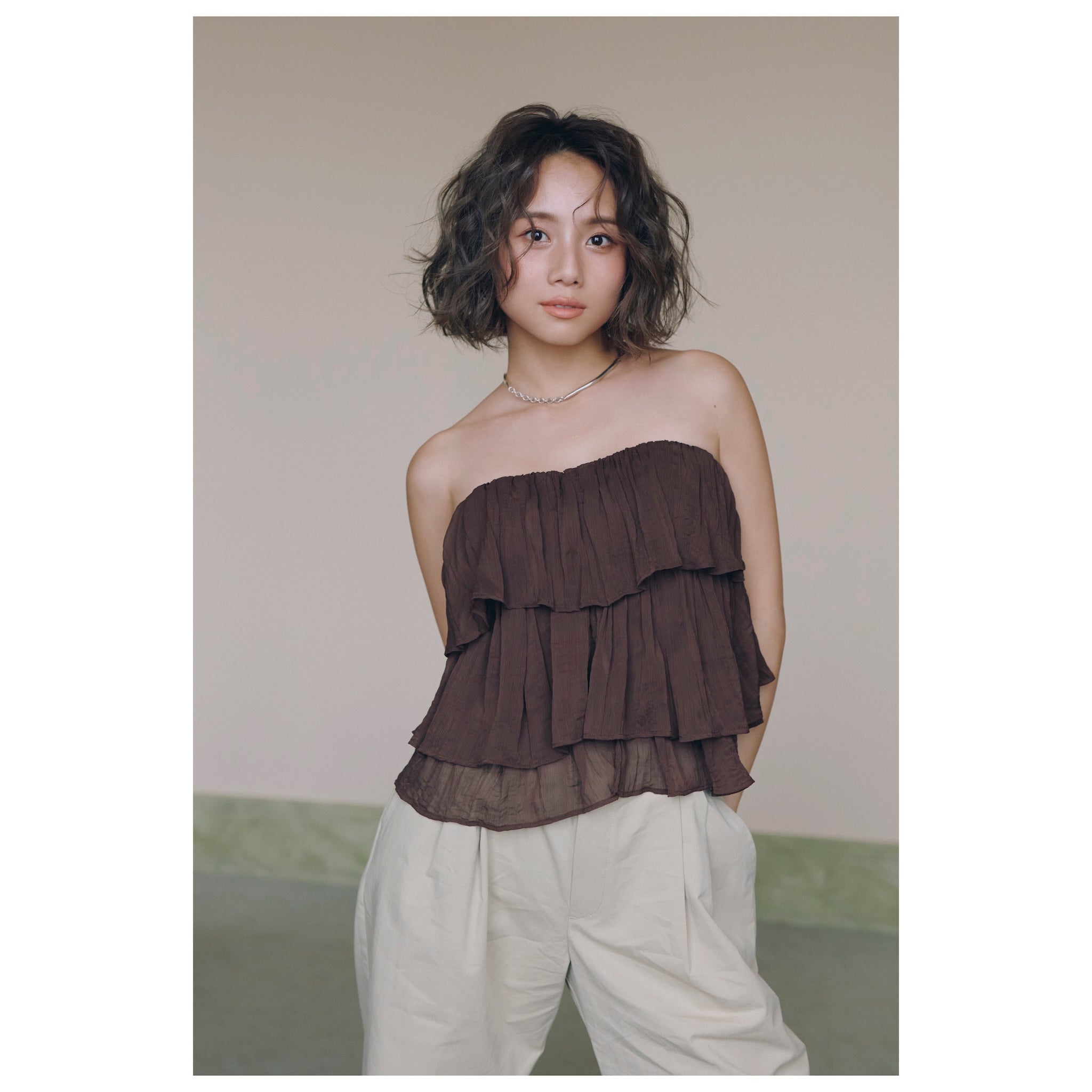 Collab Padded Frill 2-Way Camisole