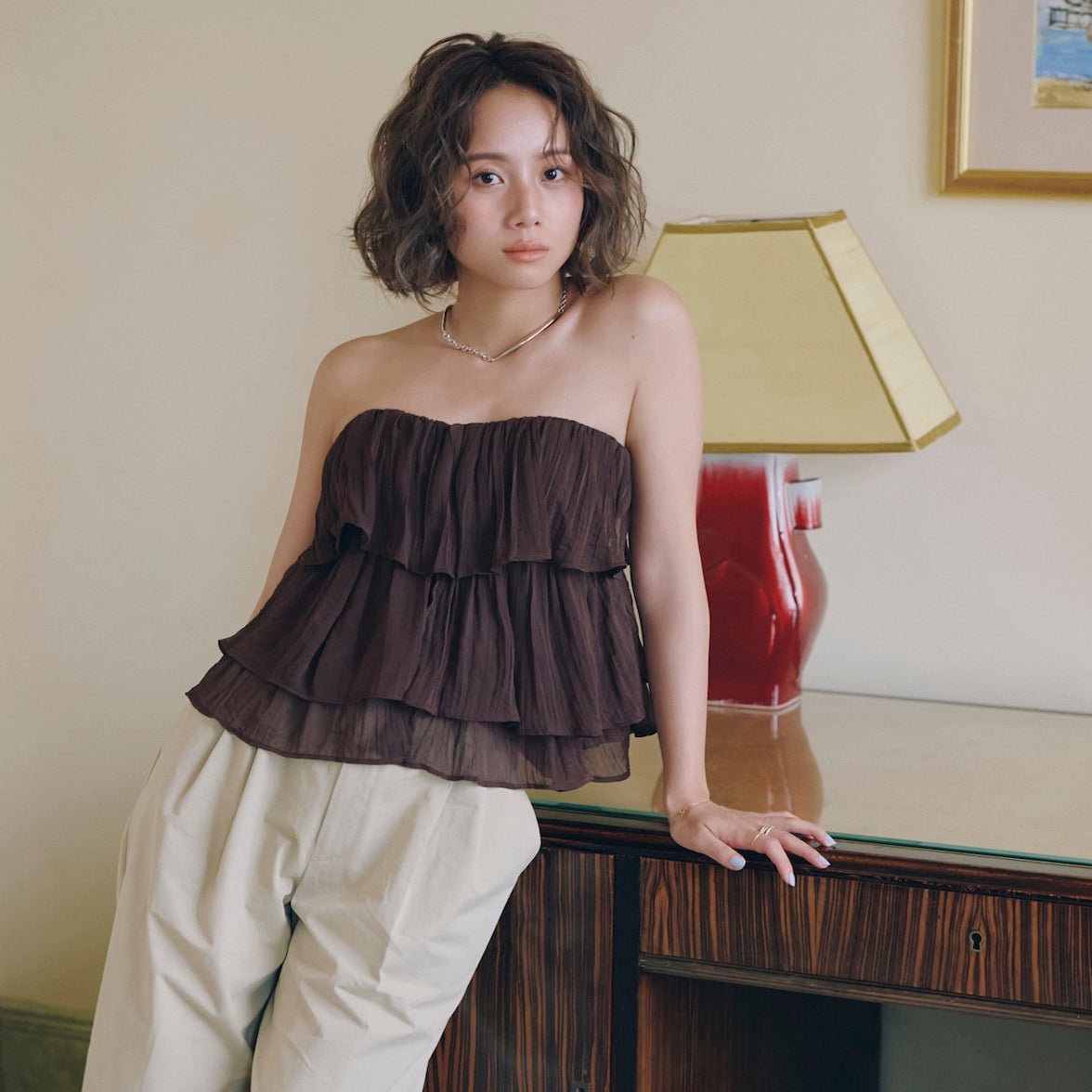 Collab Padded Frill 2-Way Camisole
