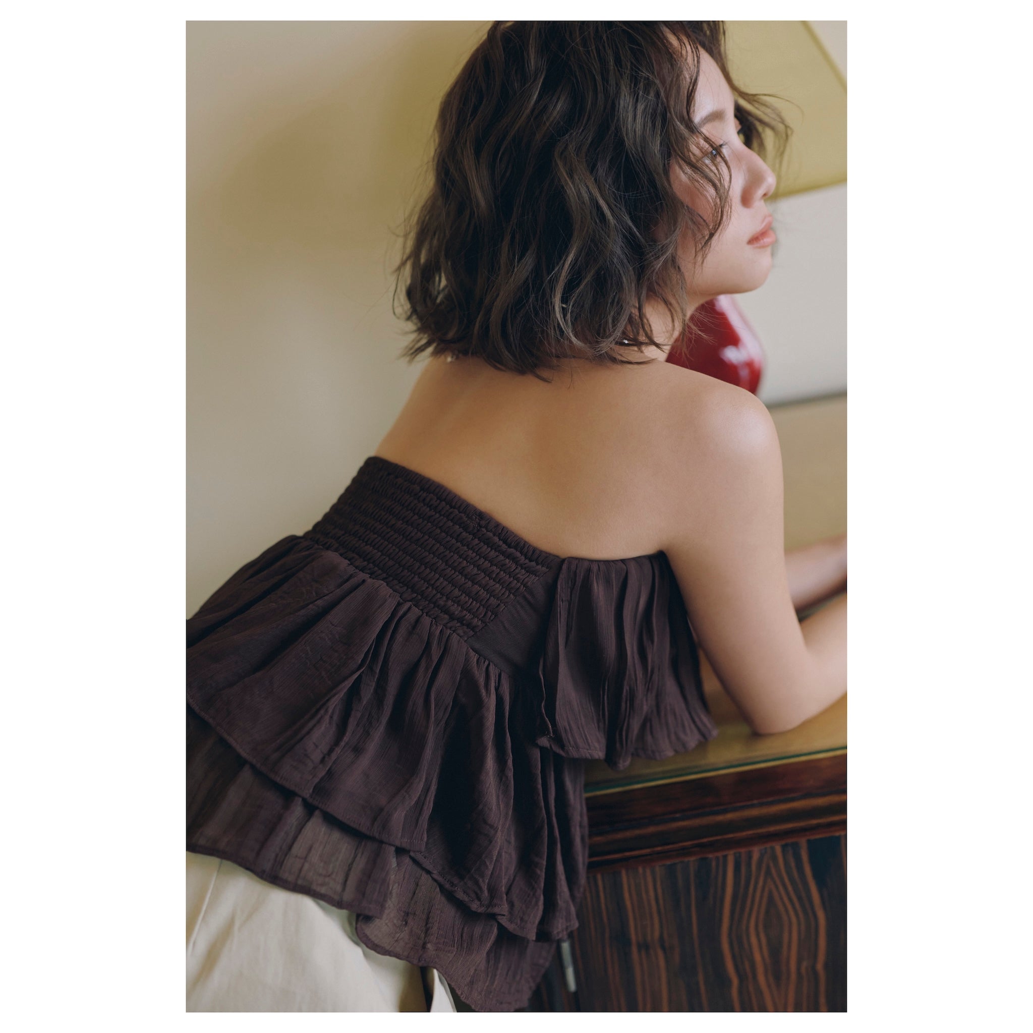 Collab Padded Frill 2-Way Camisole