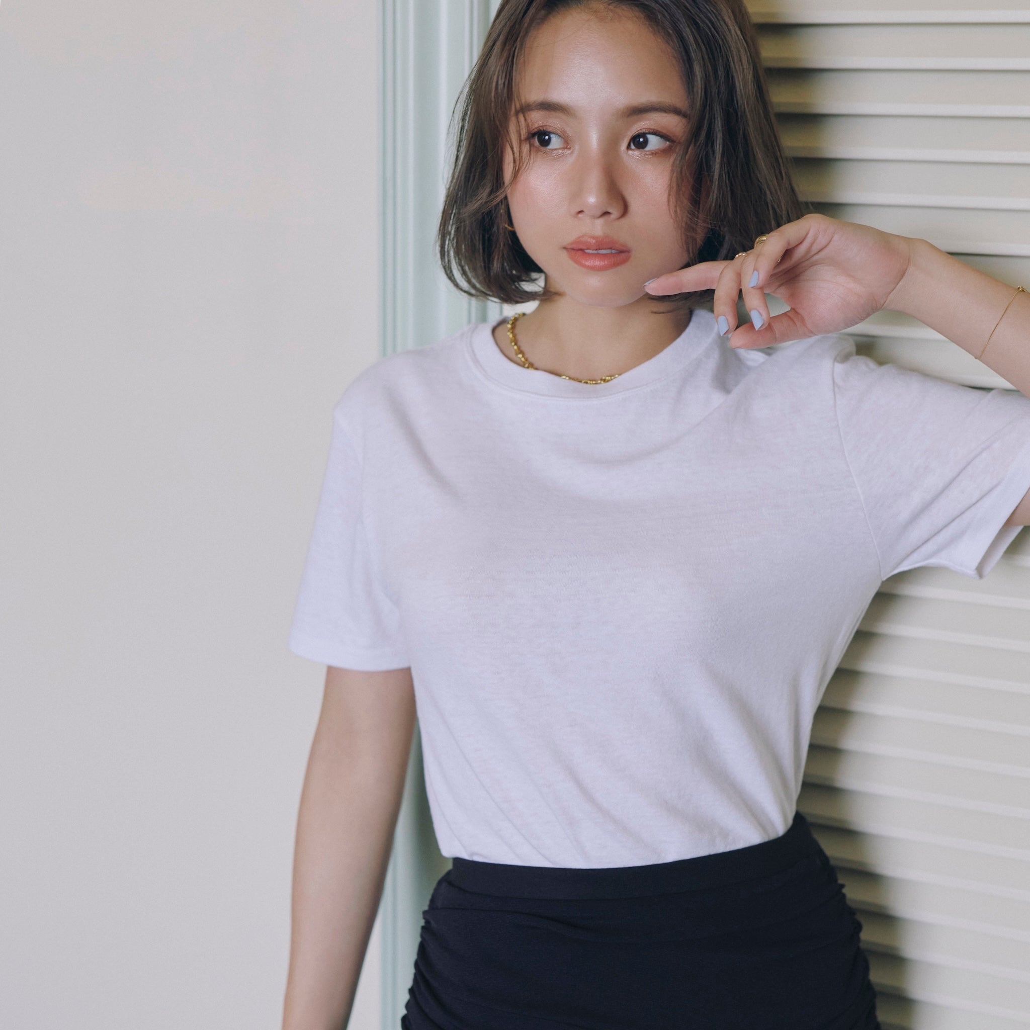 collab BasicクルーTシャツ