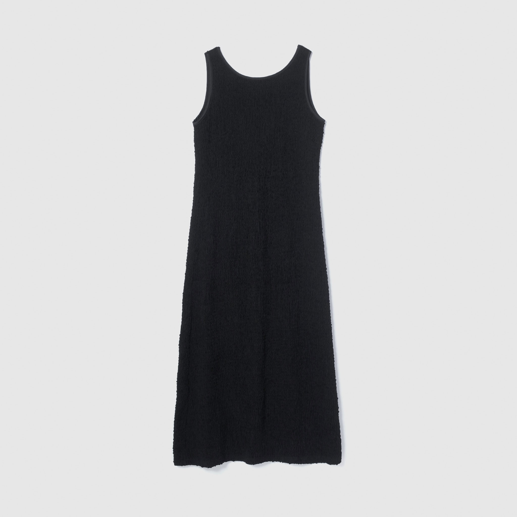 Popcorn shirred dress