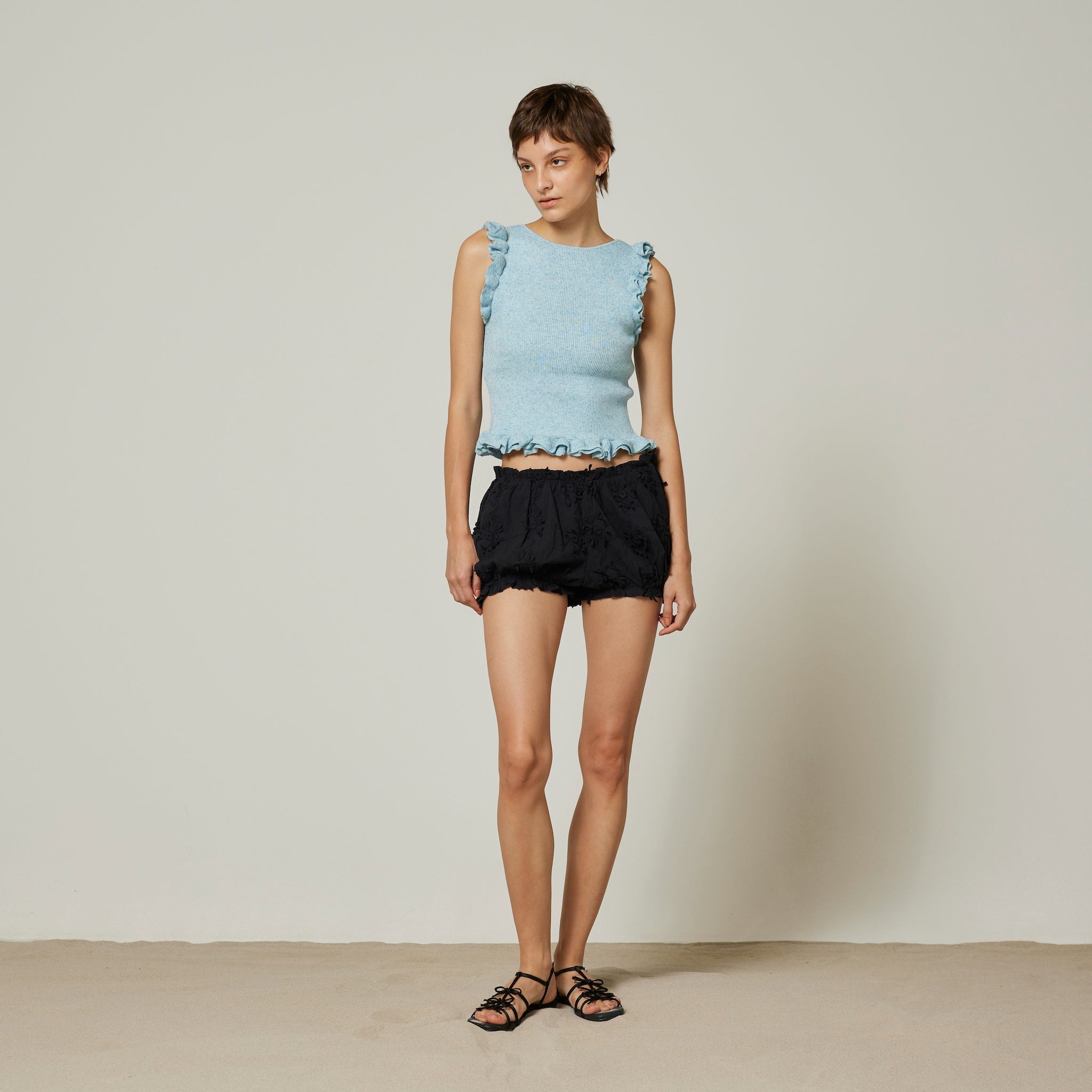 3D Embroidery Shorts