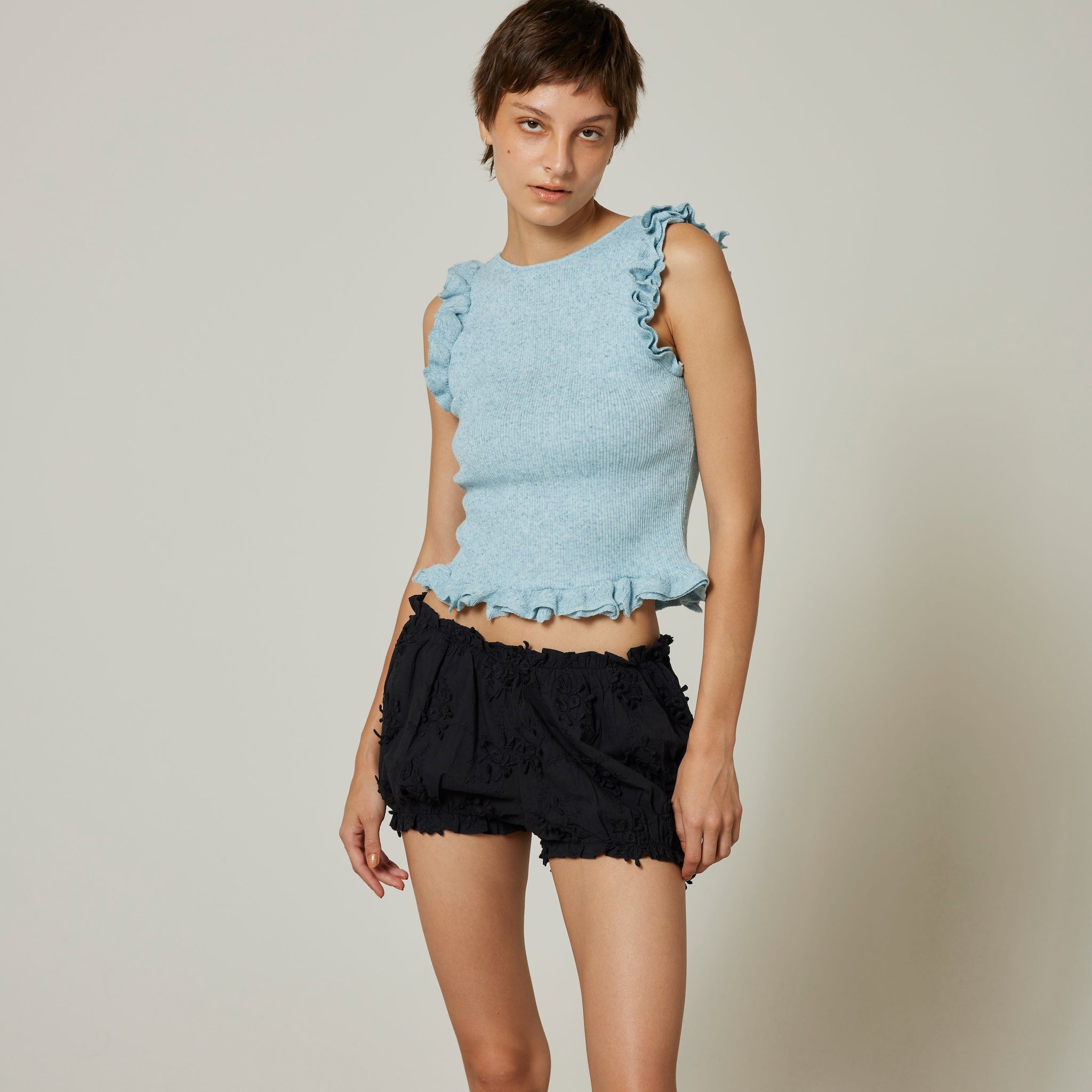 3D Embroidery Shorts