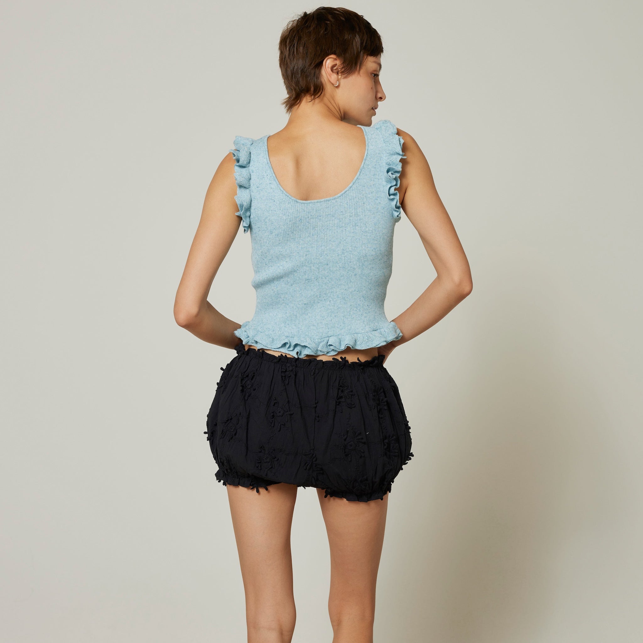 3D Embroidery Shorts