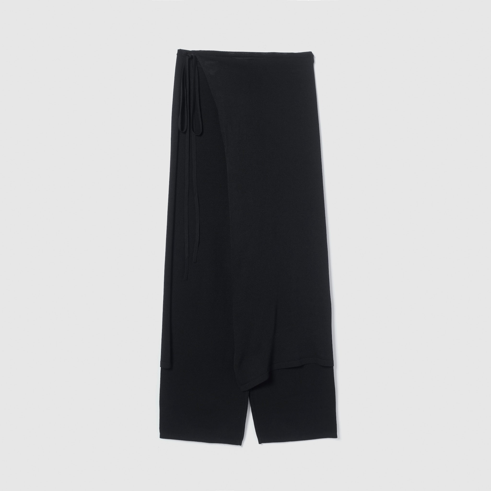 Wrapスカーフニットパンツ