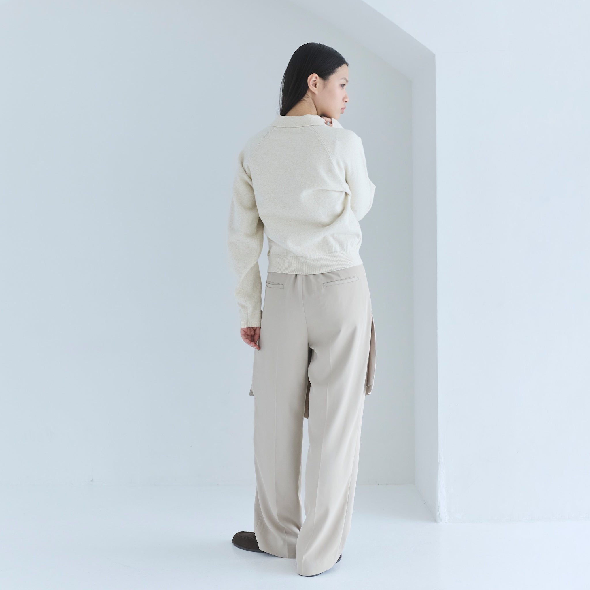 WrapスカートLayeredパンツ