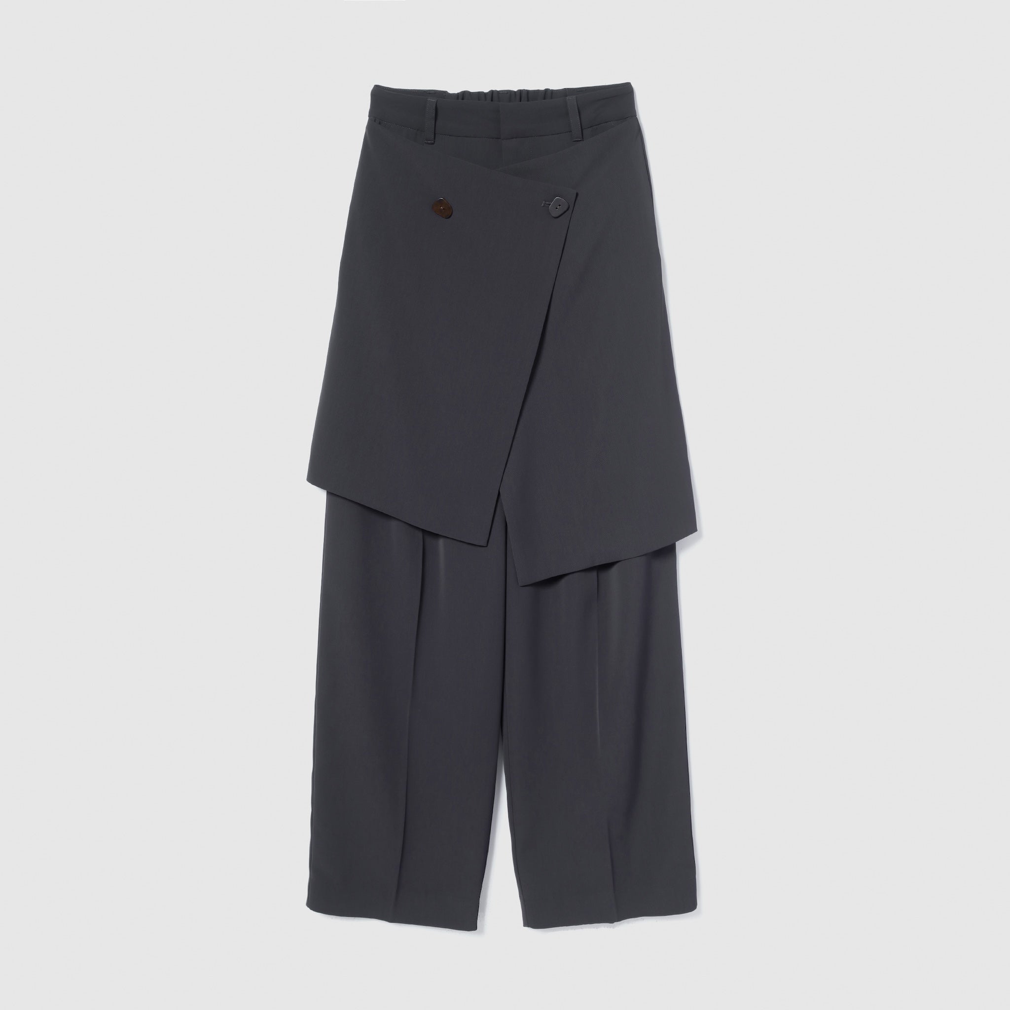 WrapスカートLayeredパンツ