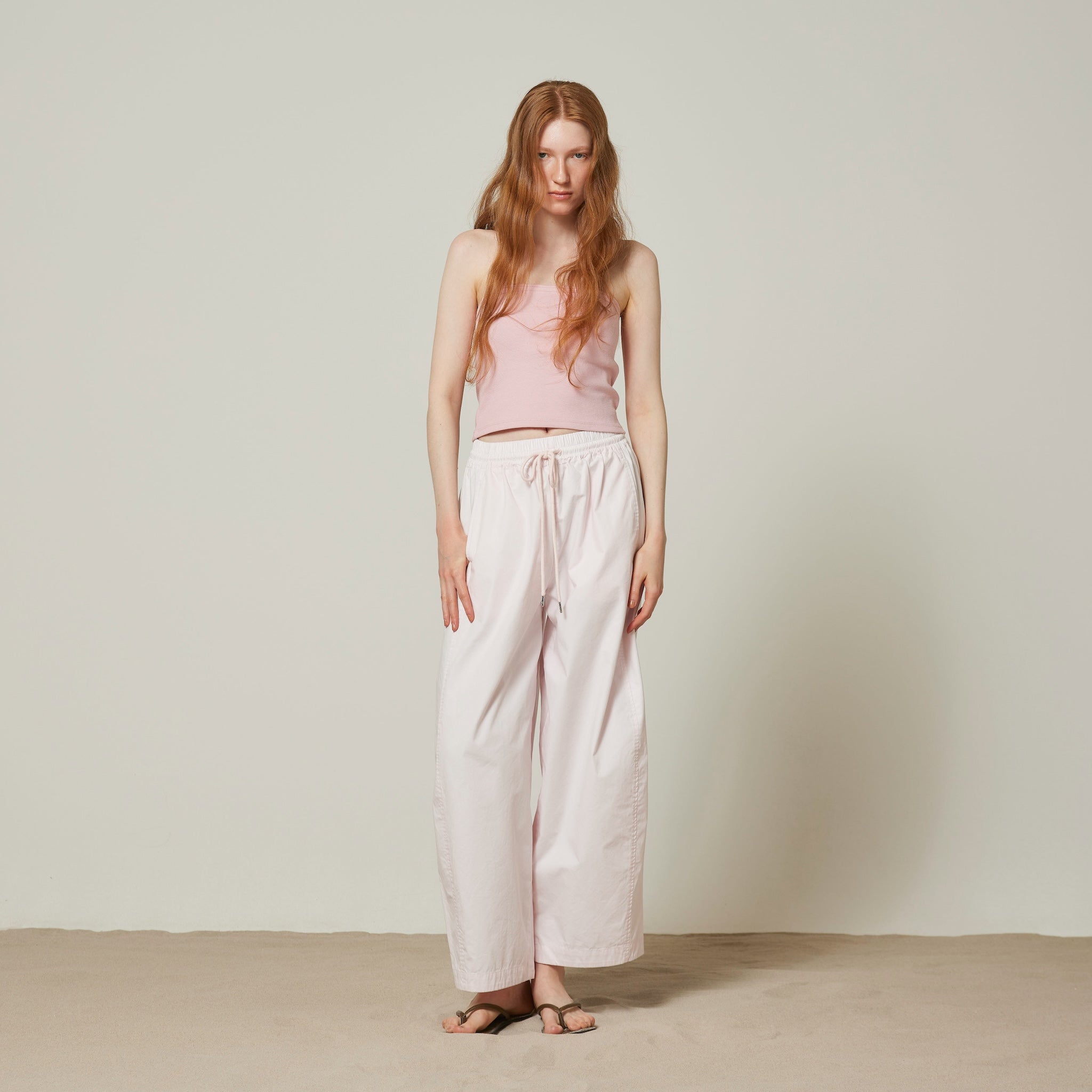 Barrel leg volume pants