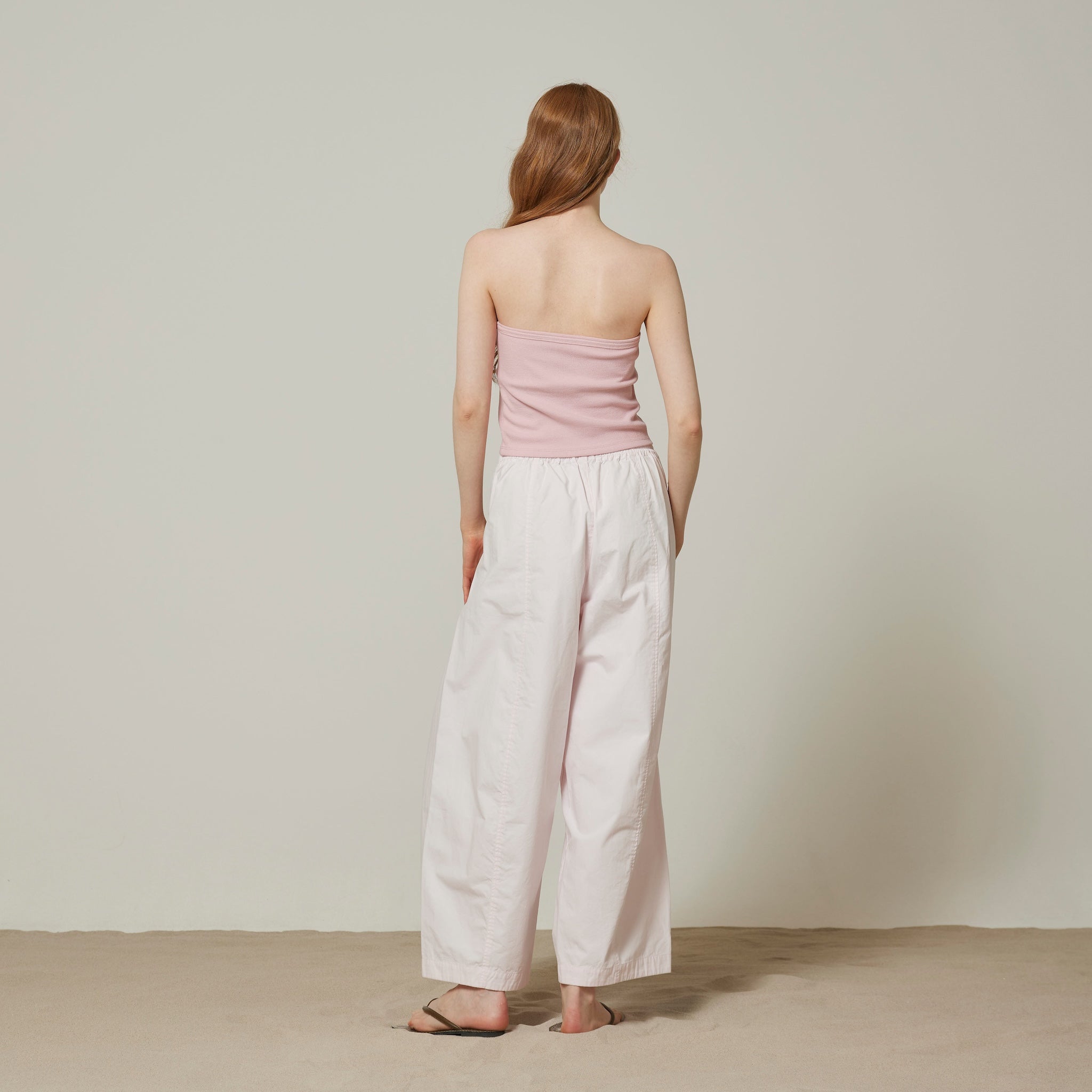 Barrel leg volume pants