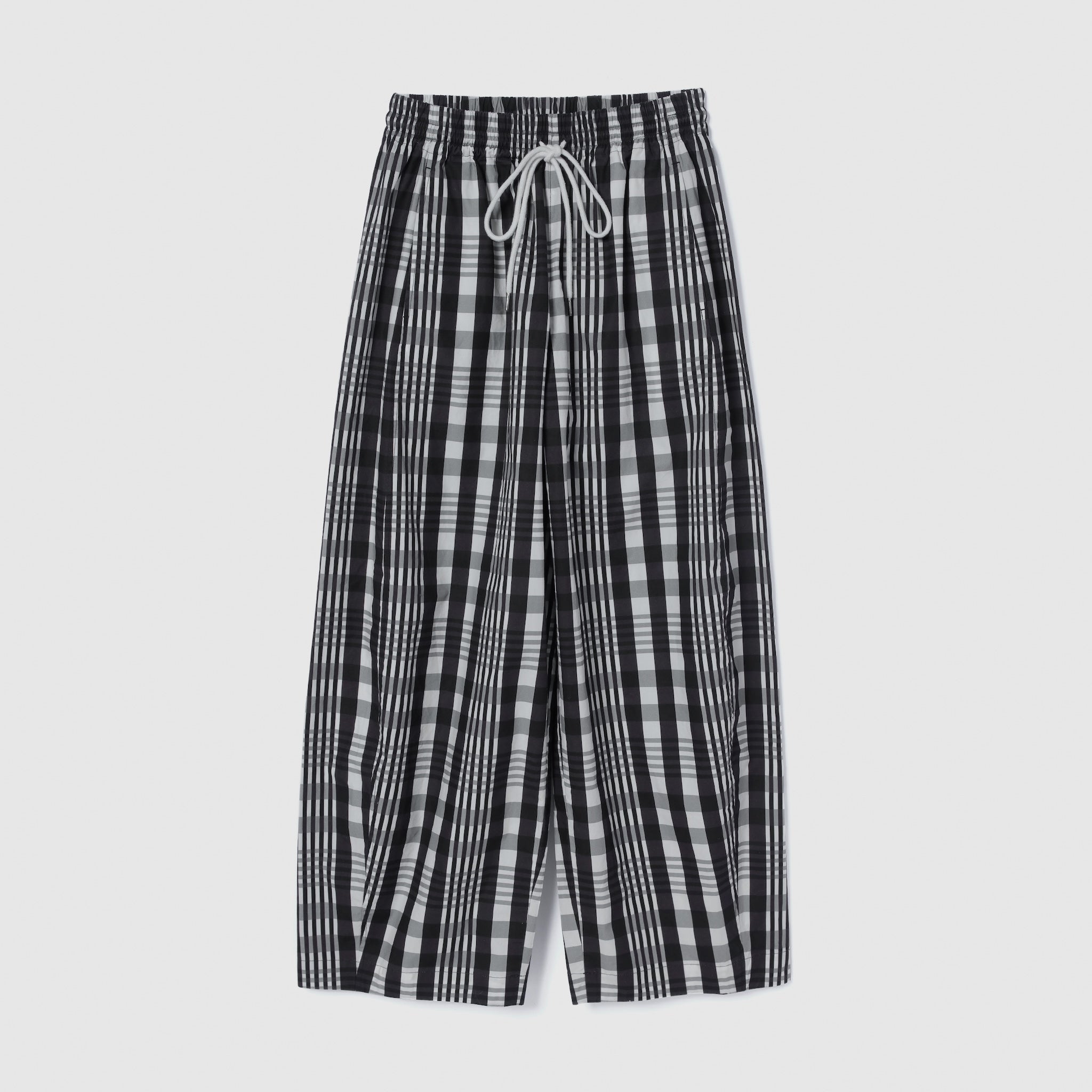 Barrel leg volume pants