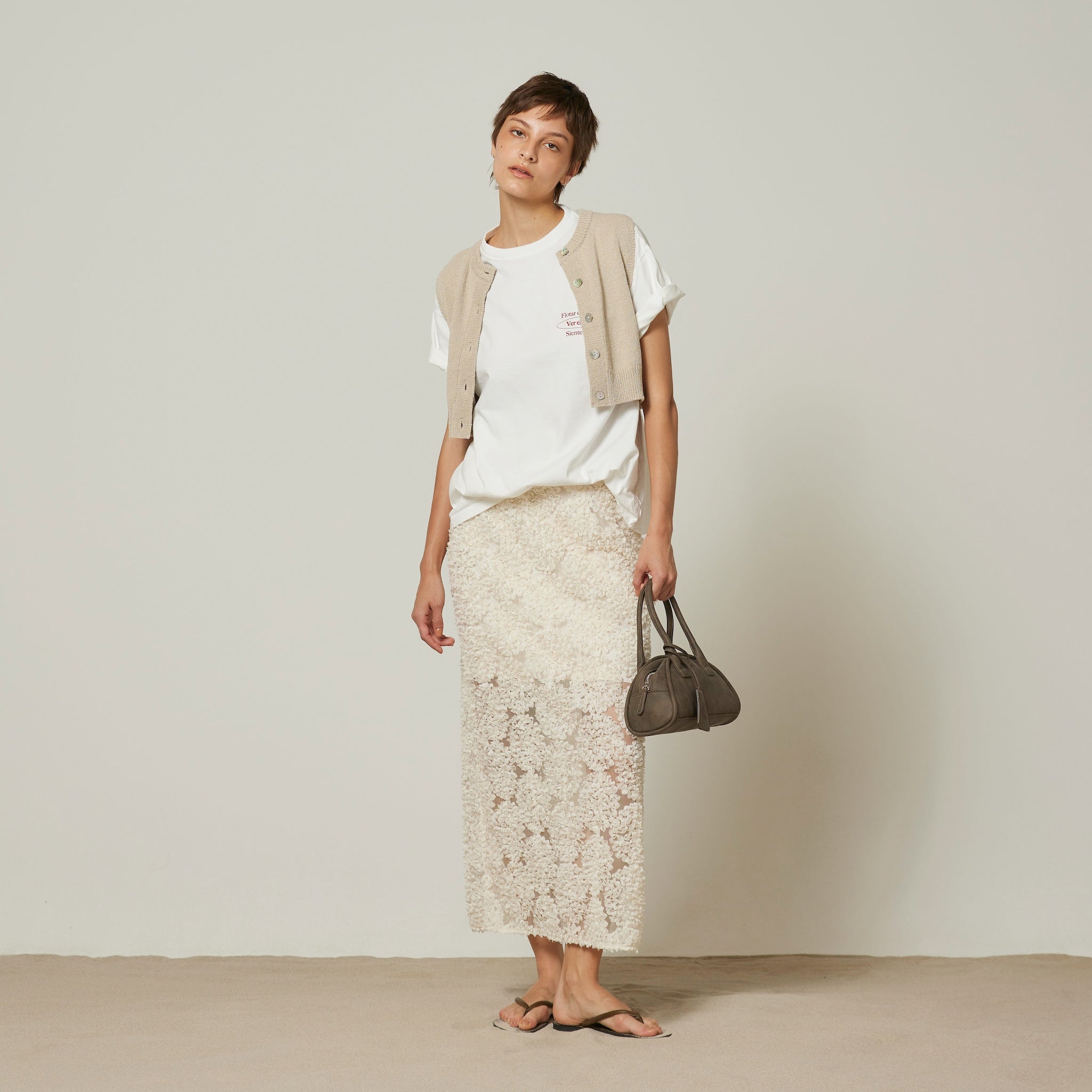 Petal Tulleロングスカート