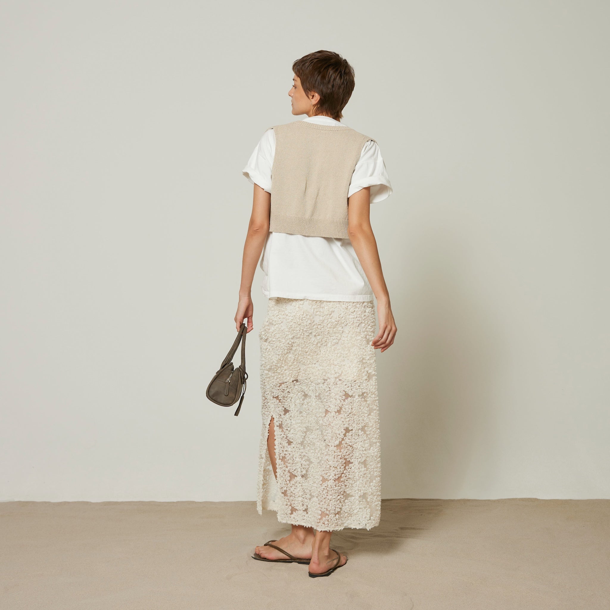 Petal Tulleロングスカート