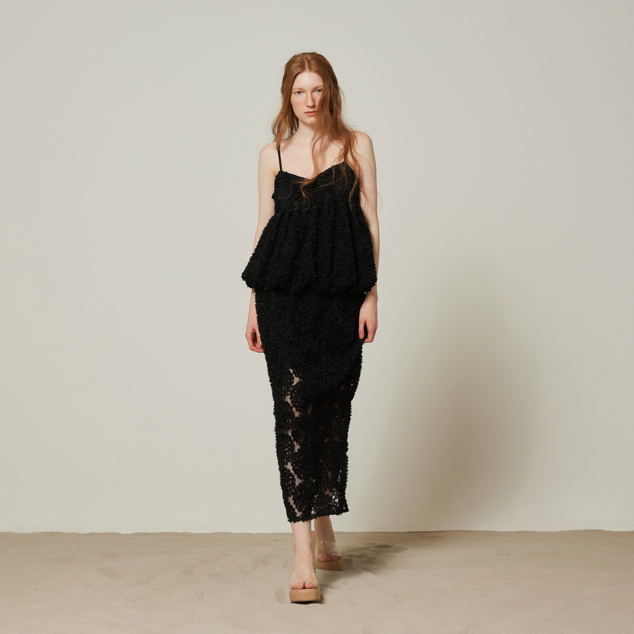 Petal Tulleロングスカート