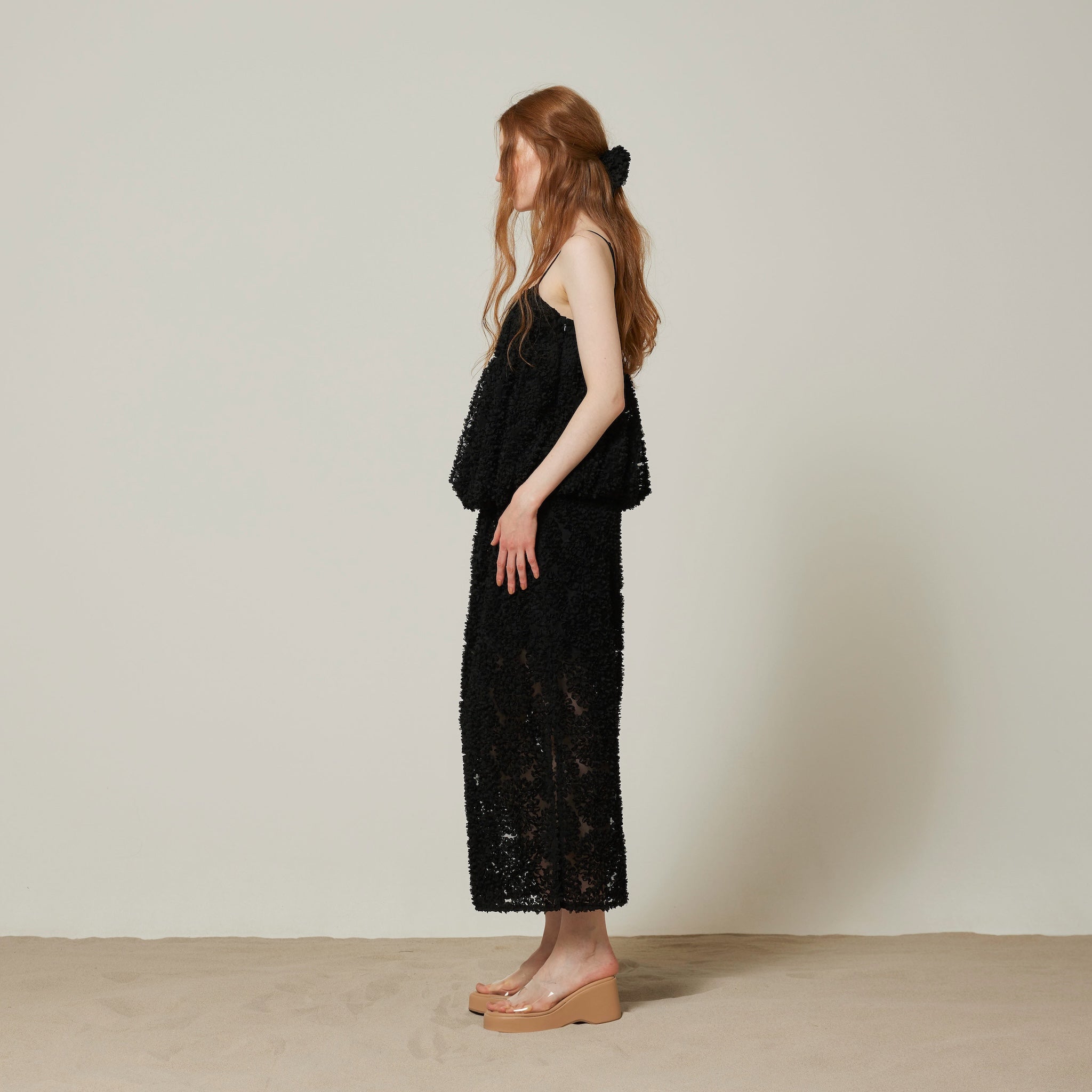 Petal Tulleロングスカート