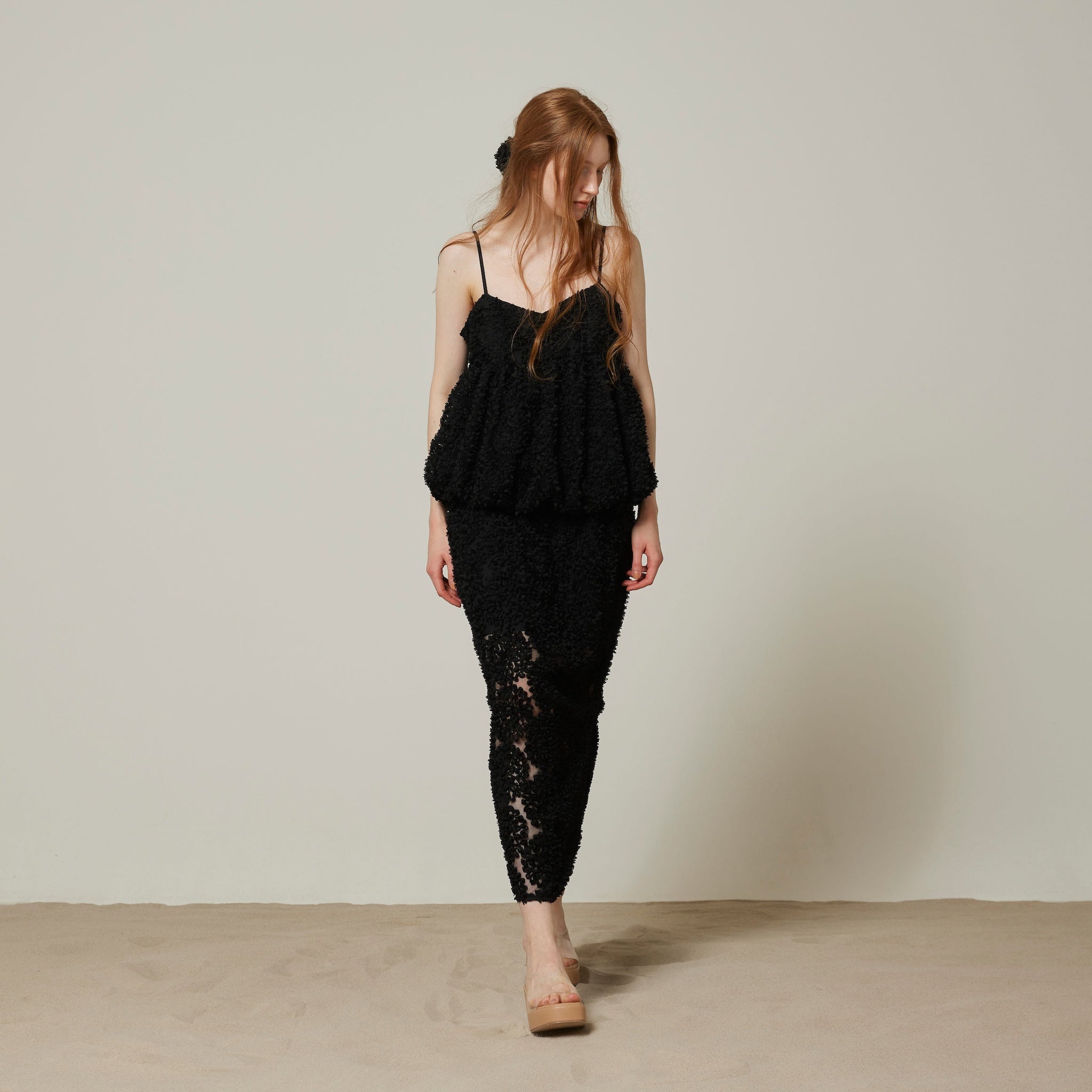 Petal Tulleロングスカート