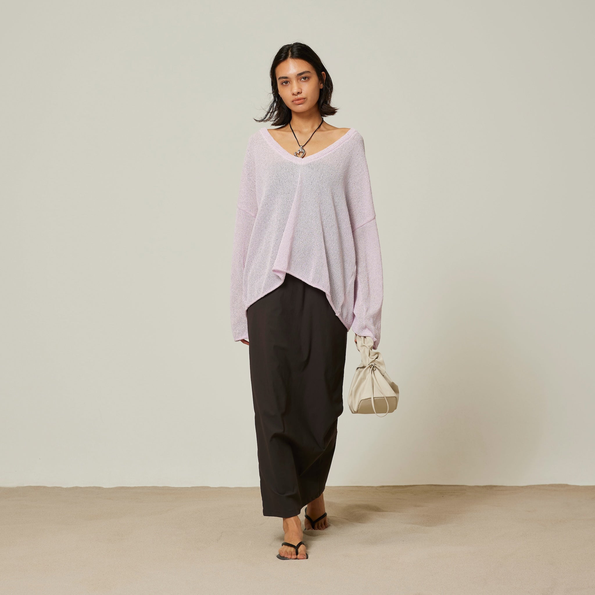 Stretch tight eyeline skirt